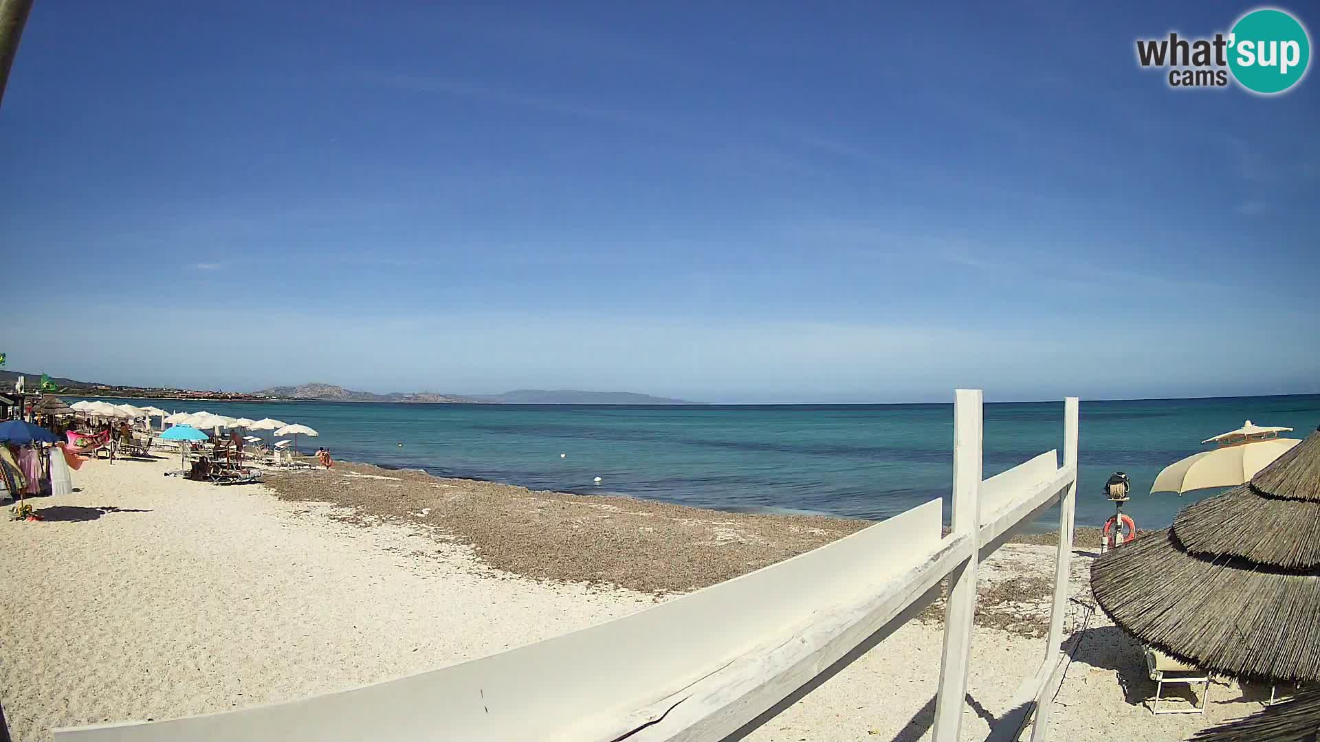 Spletna kamera plaža Le Saline Stintino | Sardinija