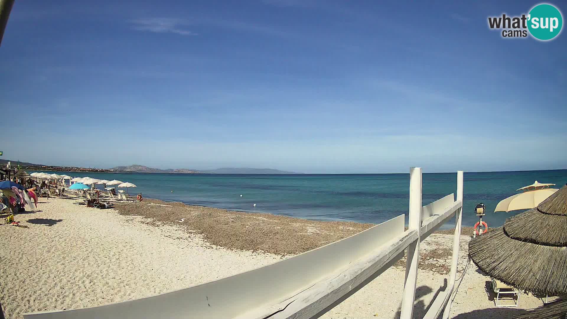 Strand Le Saline webcam Stintino | Sardinien