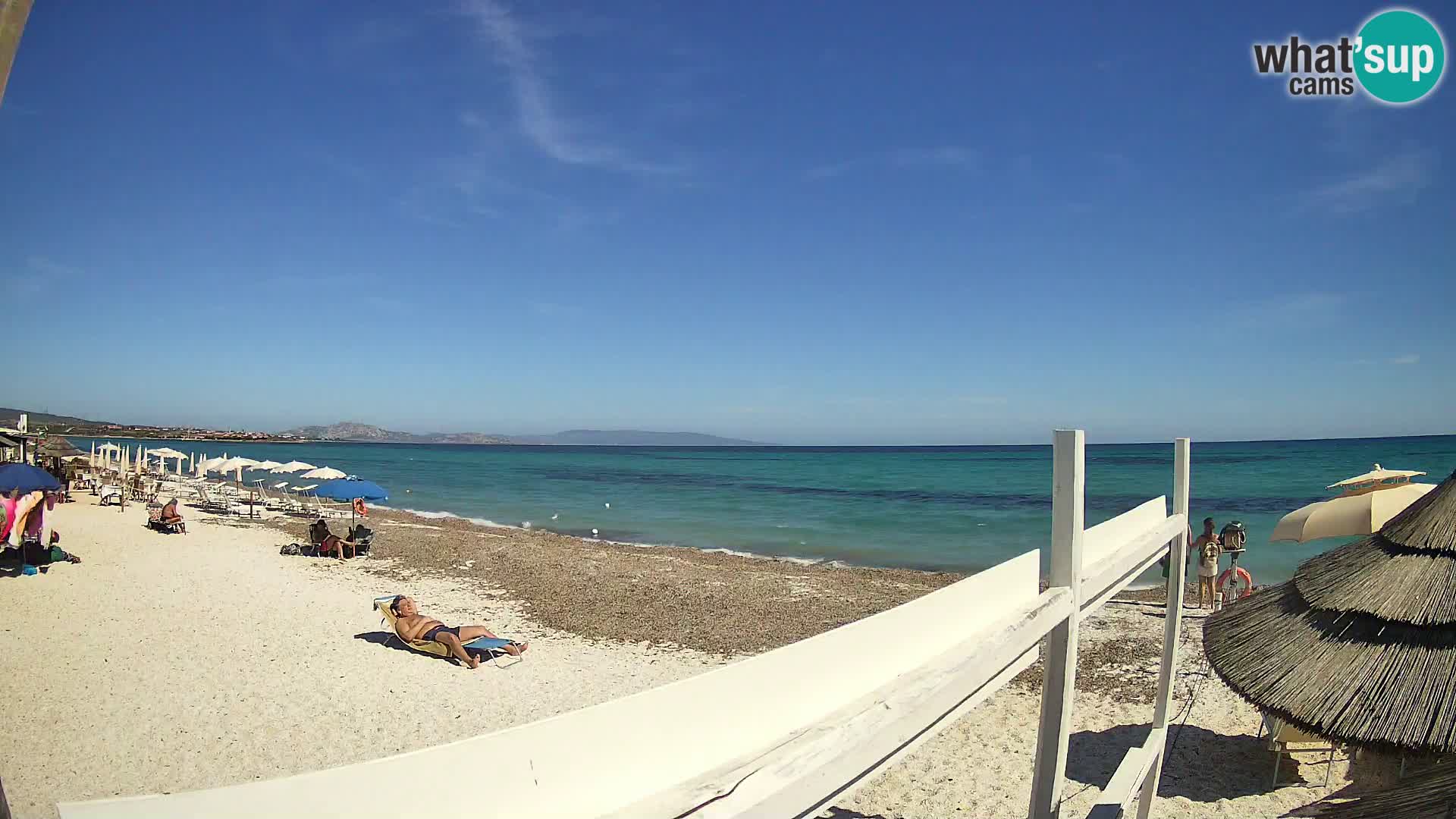 Spletna kamera plaža Le Saline Stintino | Sardinija