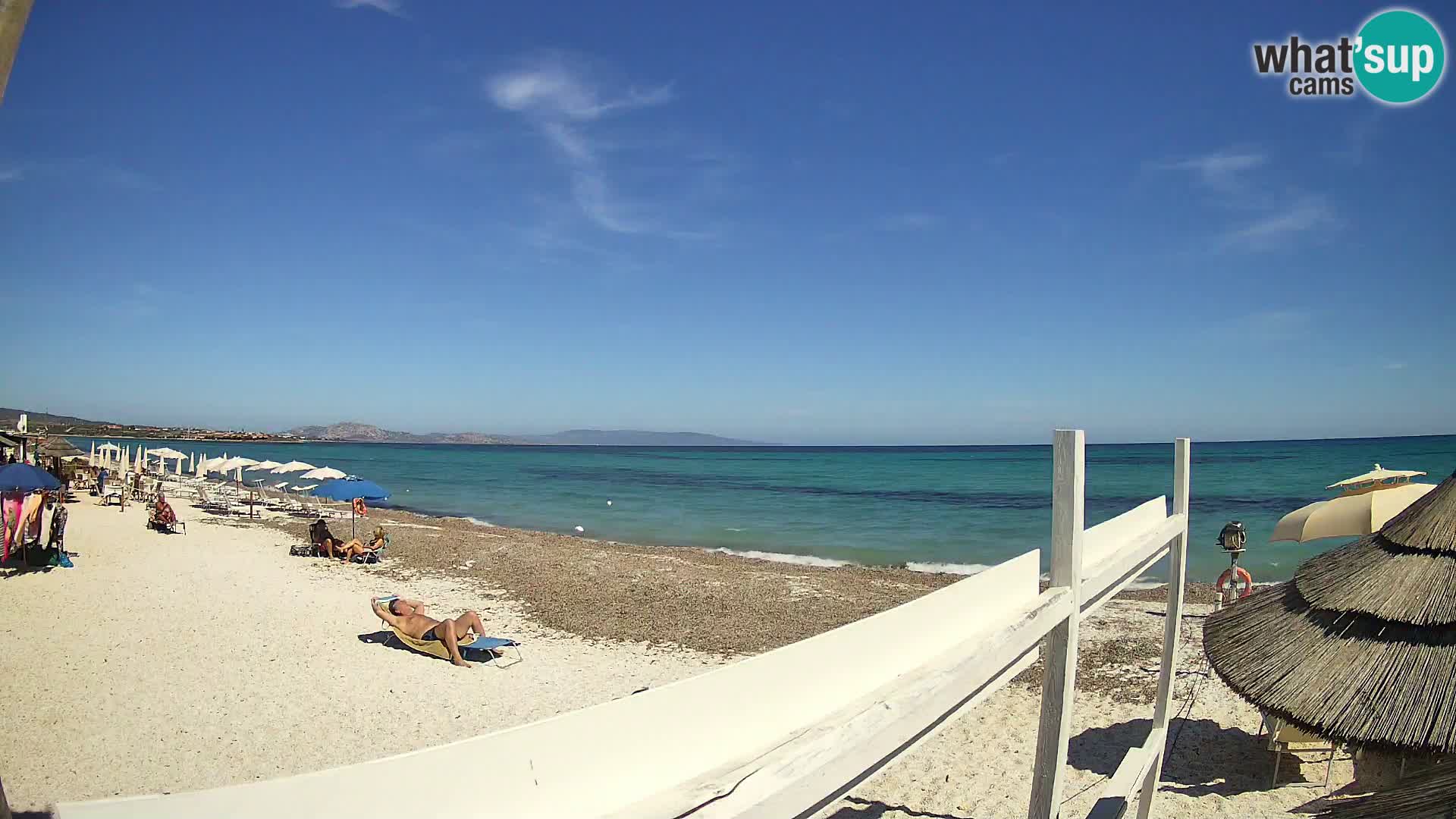 Strand Le Saline webcam Stintino | Sardinien