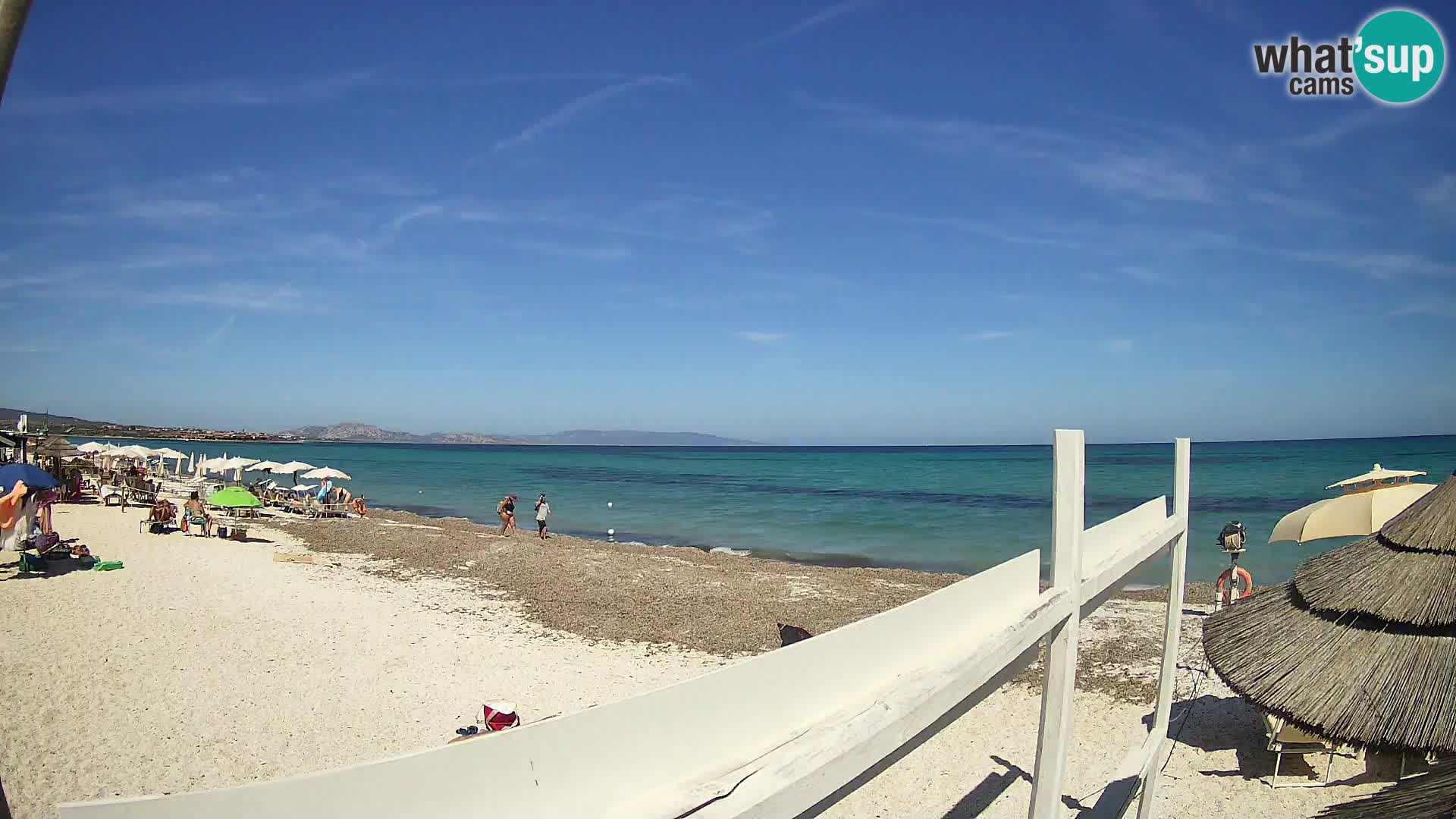 Spletna kamera plaža Le Saline Stintino | Sardinija