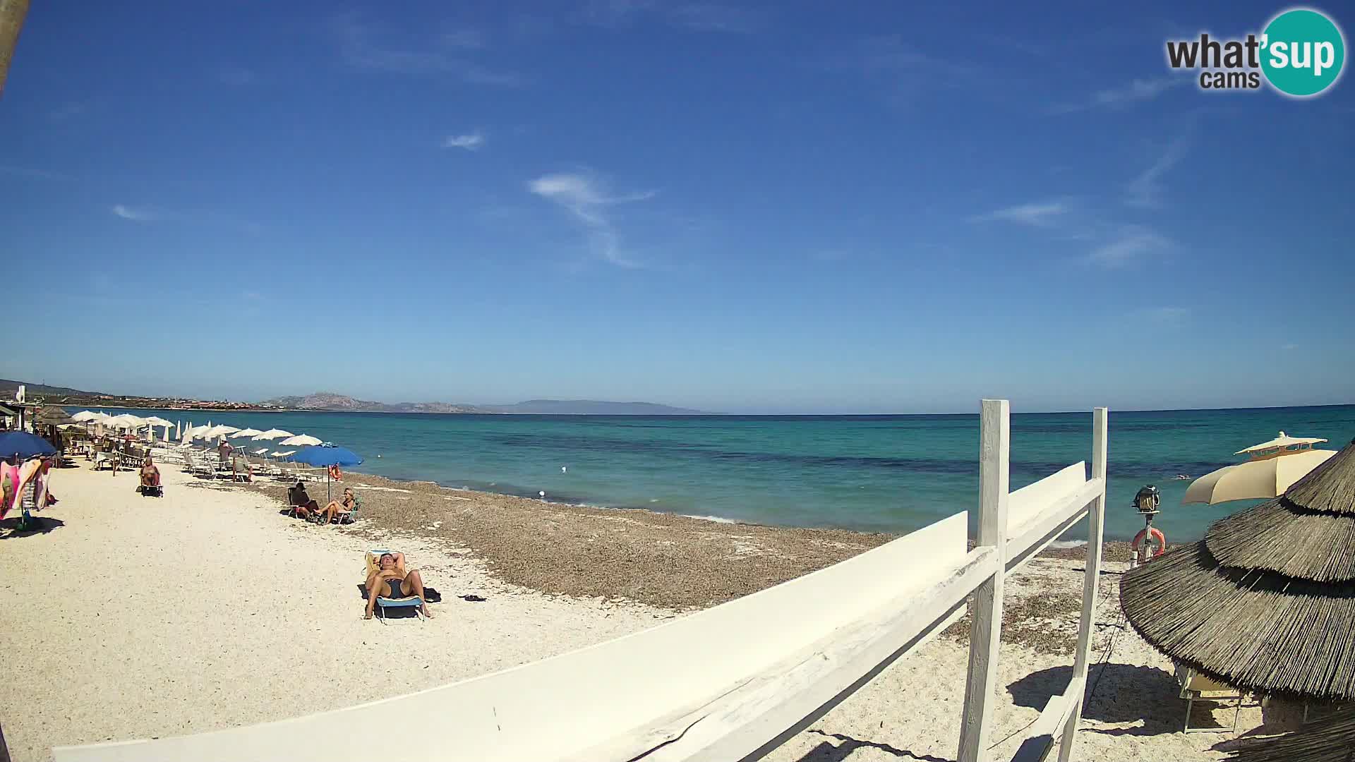 Strand Le Saline webcam Stintino | Sardinien