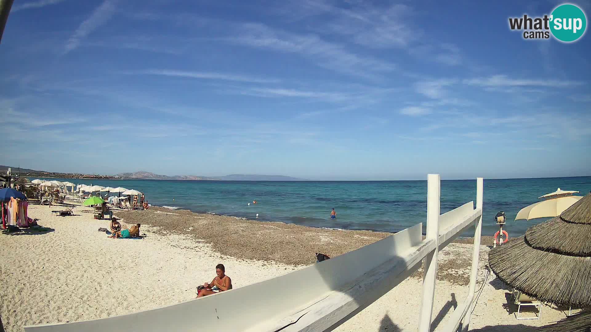 Strand Le Saline webcam Stintino | Sardinien