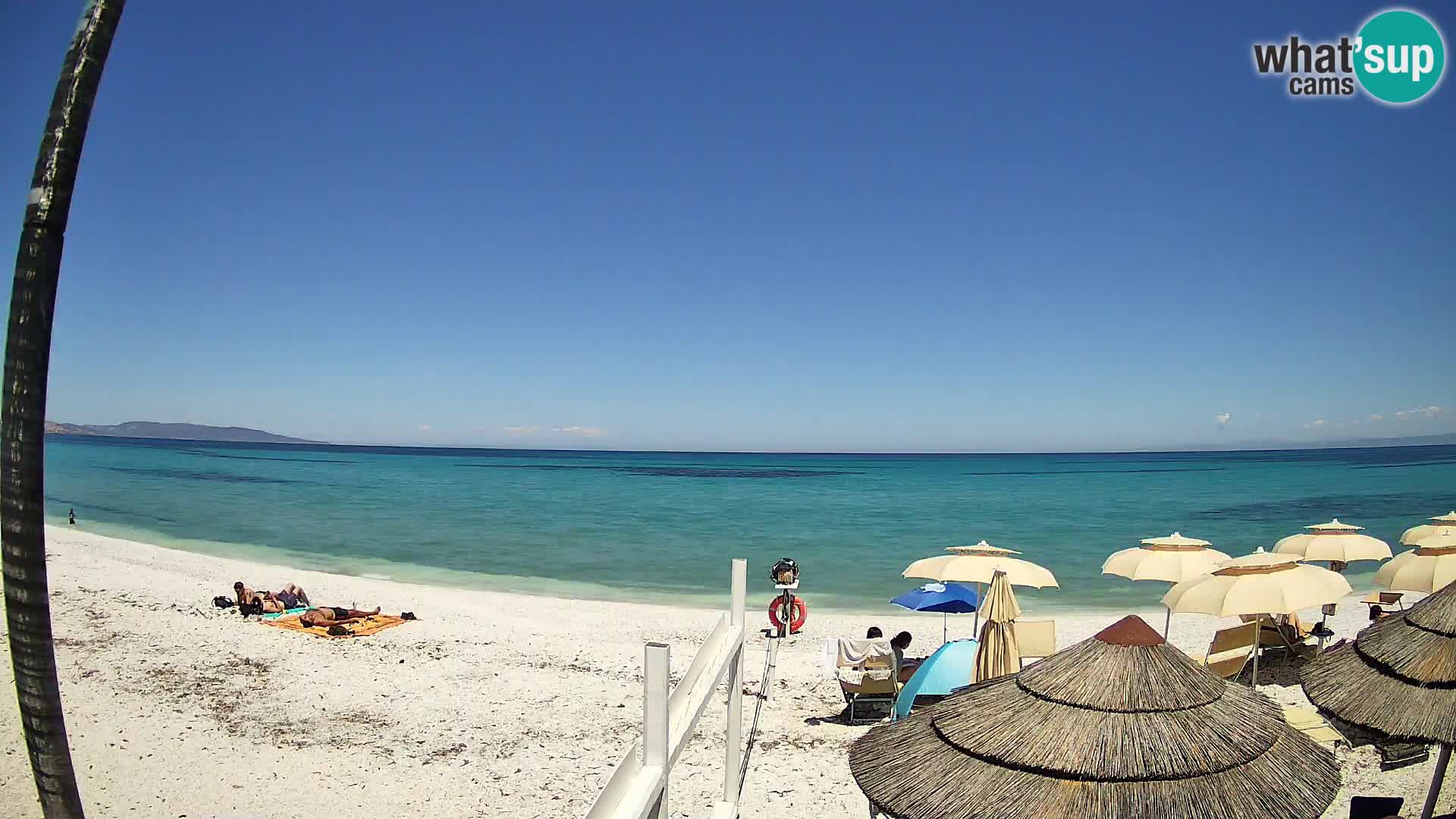 Spletna kamera plaža Le Saline Stintino | Sardinija