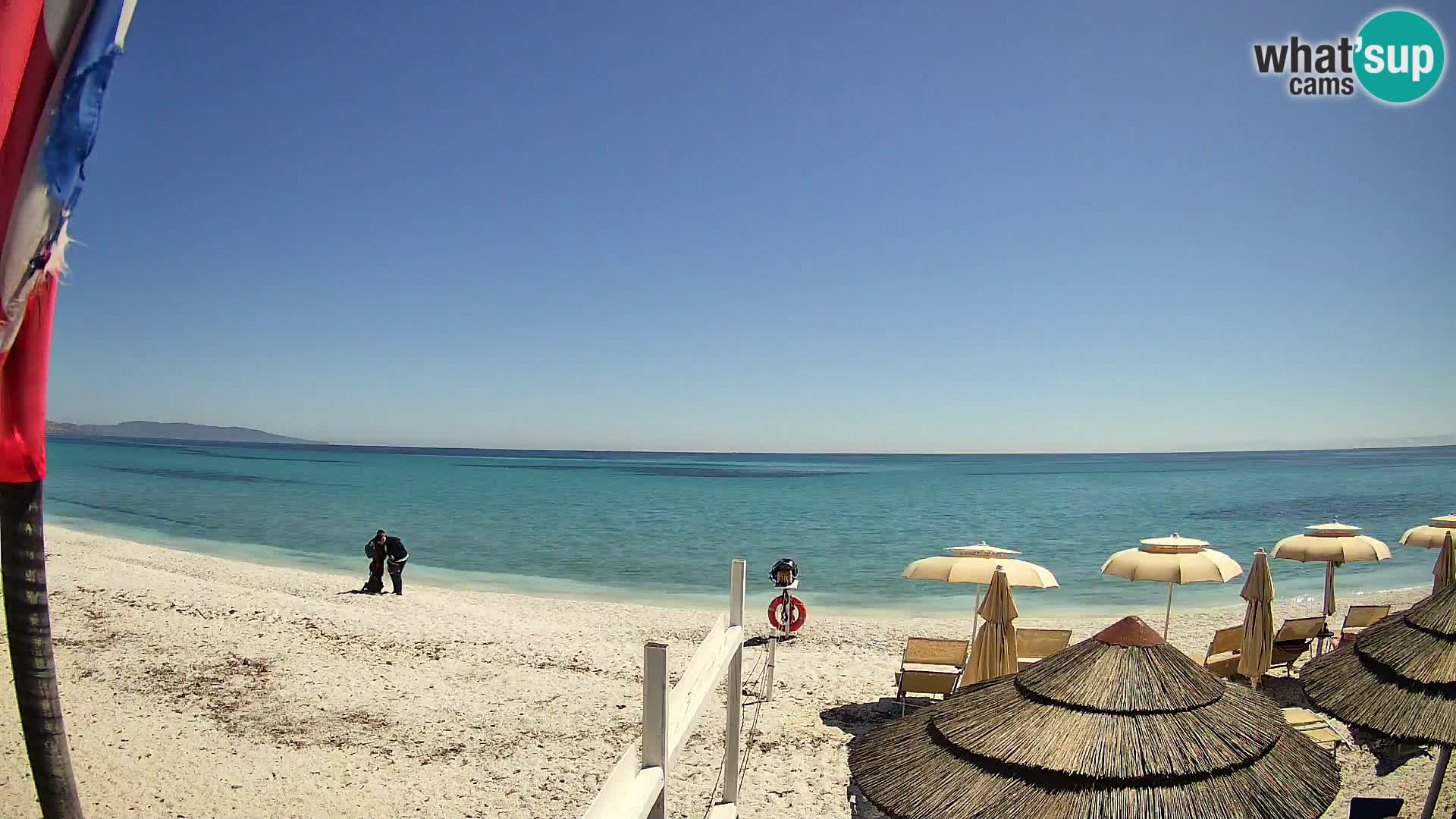Livecam plage Le Saline Stintino | Sardaigne