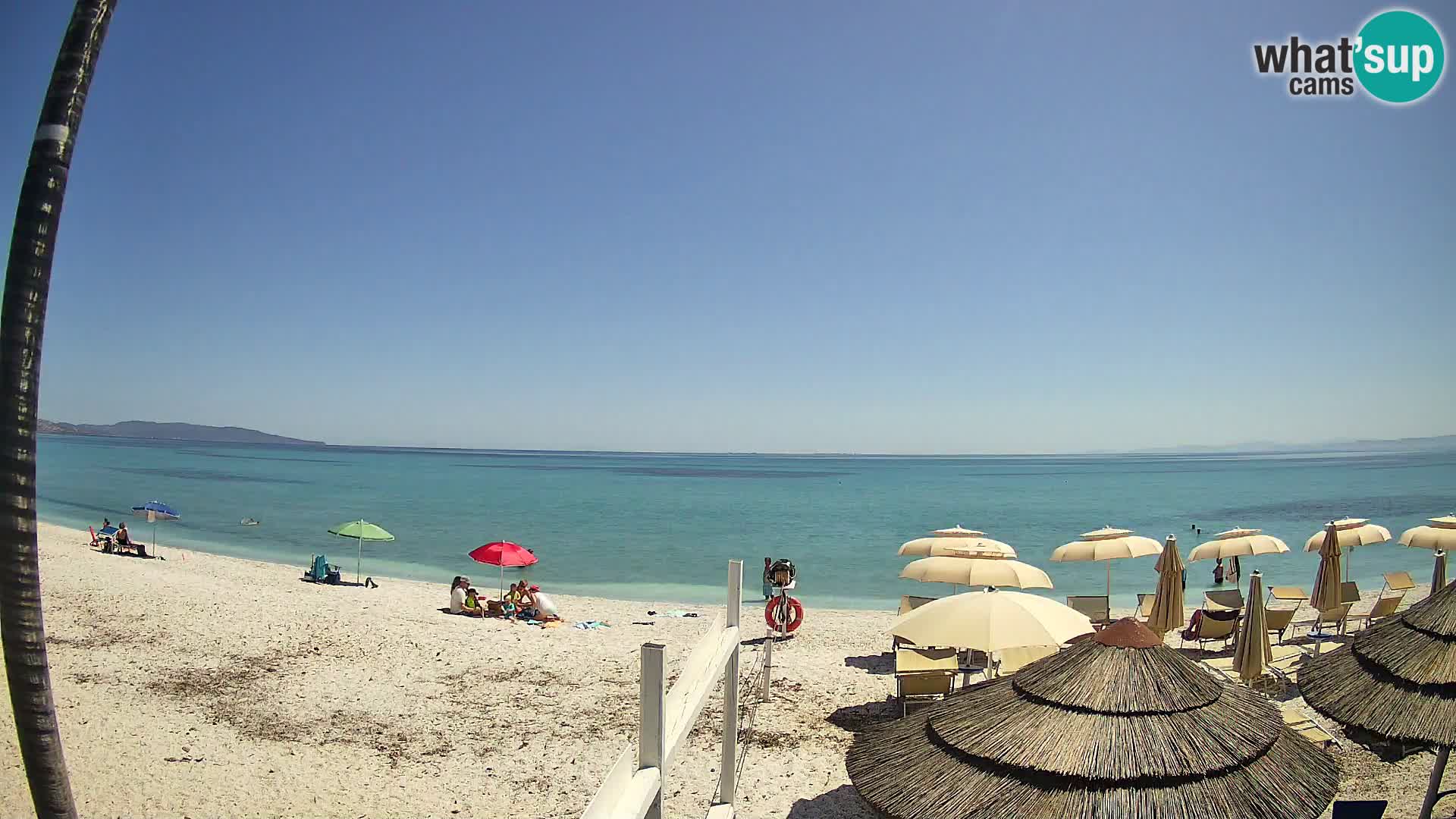 Spletna kamera plaža Le Saline Stintino | Sardinija