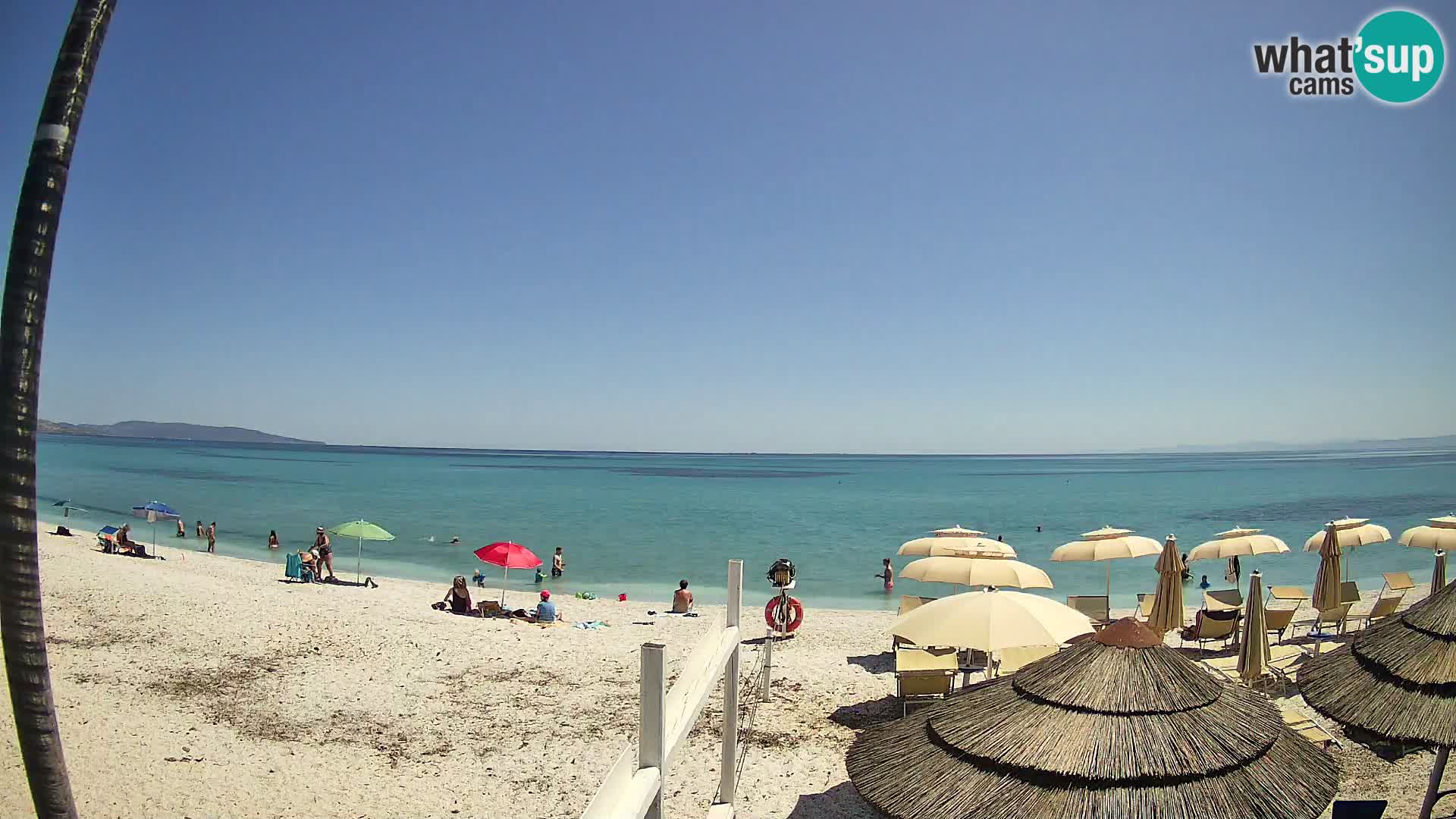 Strand Le Saline webcam Stintino | Sardinien