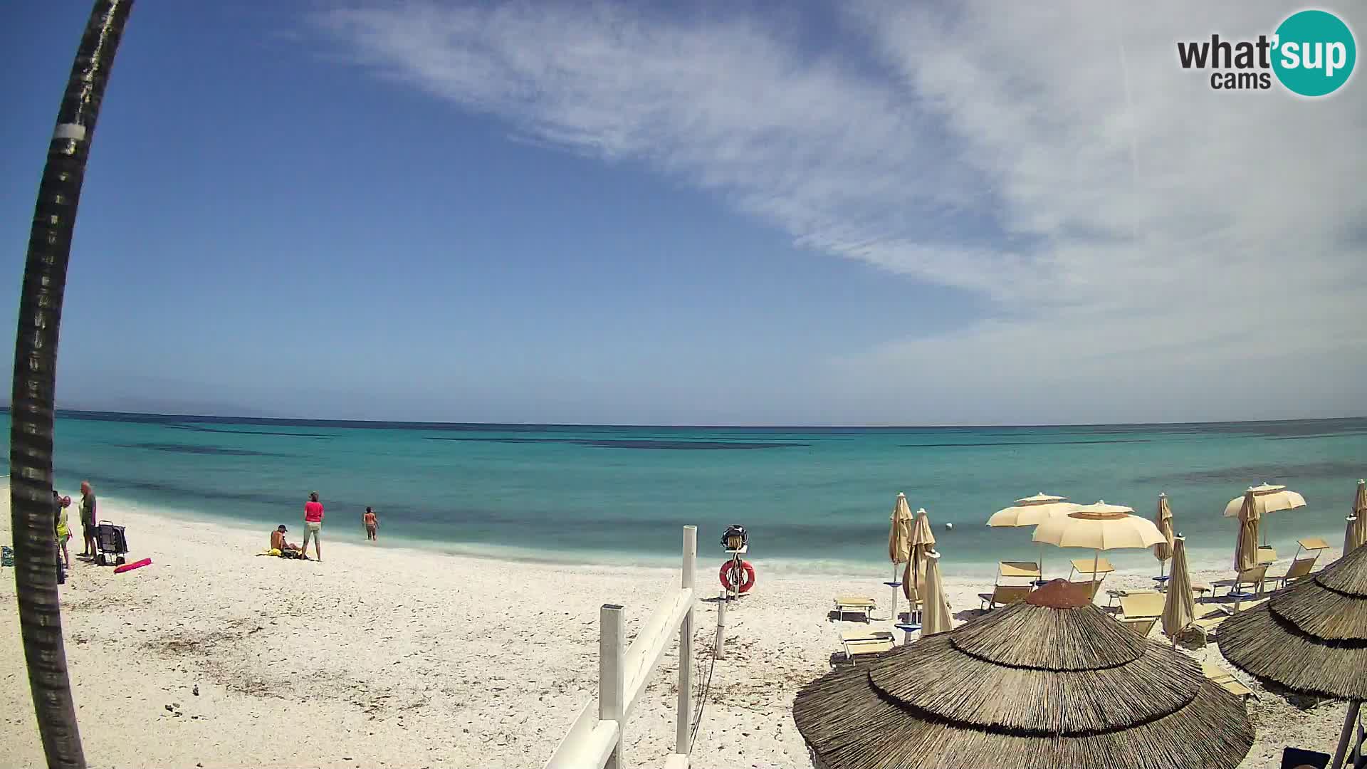 Spletna kamera plaža Le Saline Stintino | Sardinija