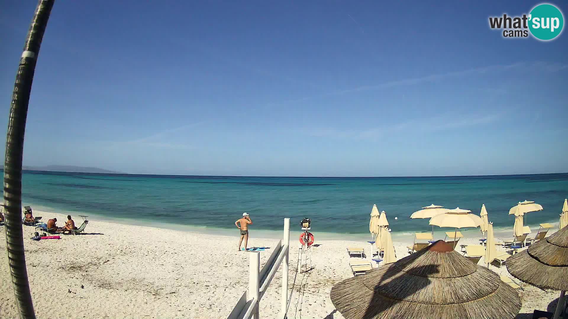 Spletna kamera plaža Le Saline Stintino | Sardinija