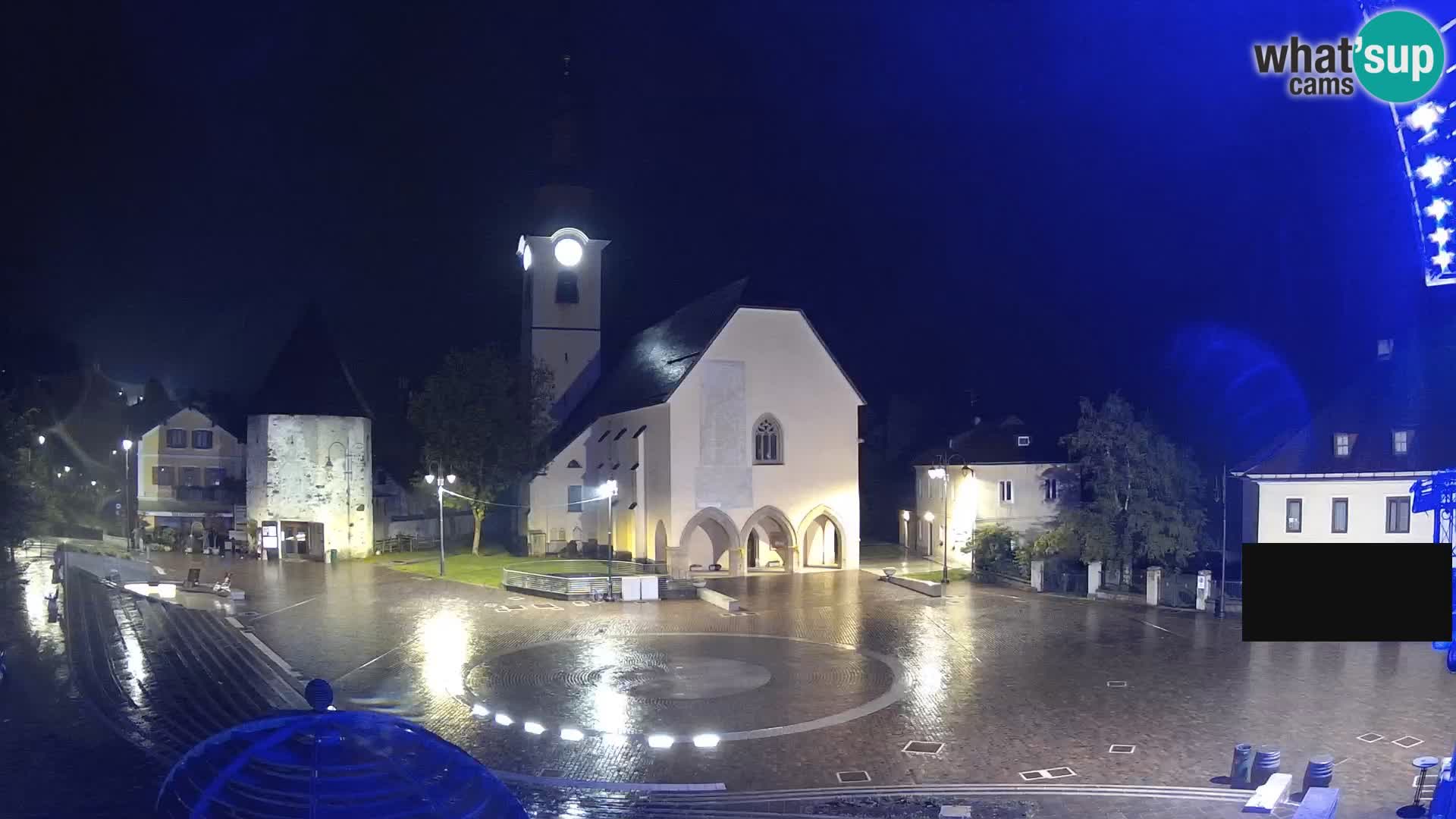 Tarvis – Platz Unità / Kirche SS.Pietro und Paolo Apostoli