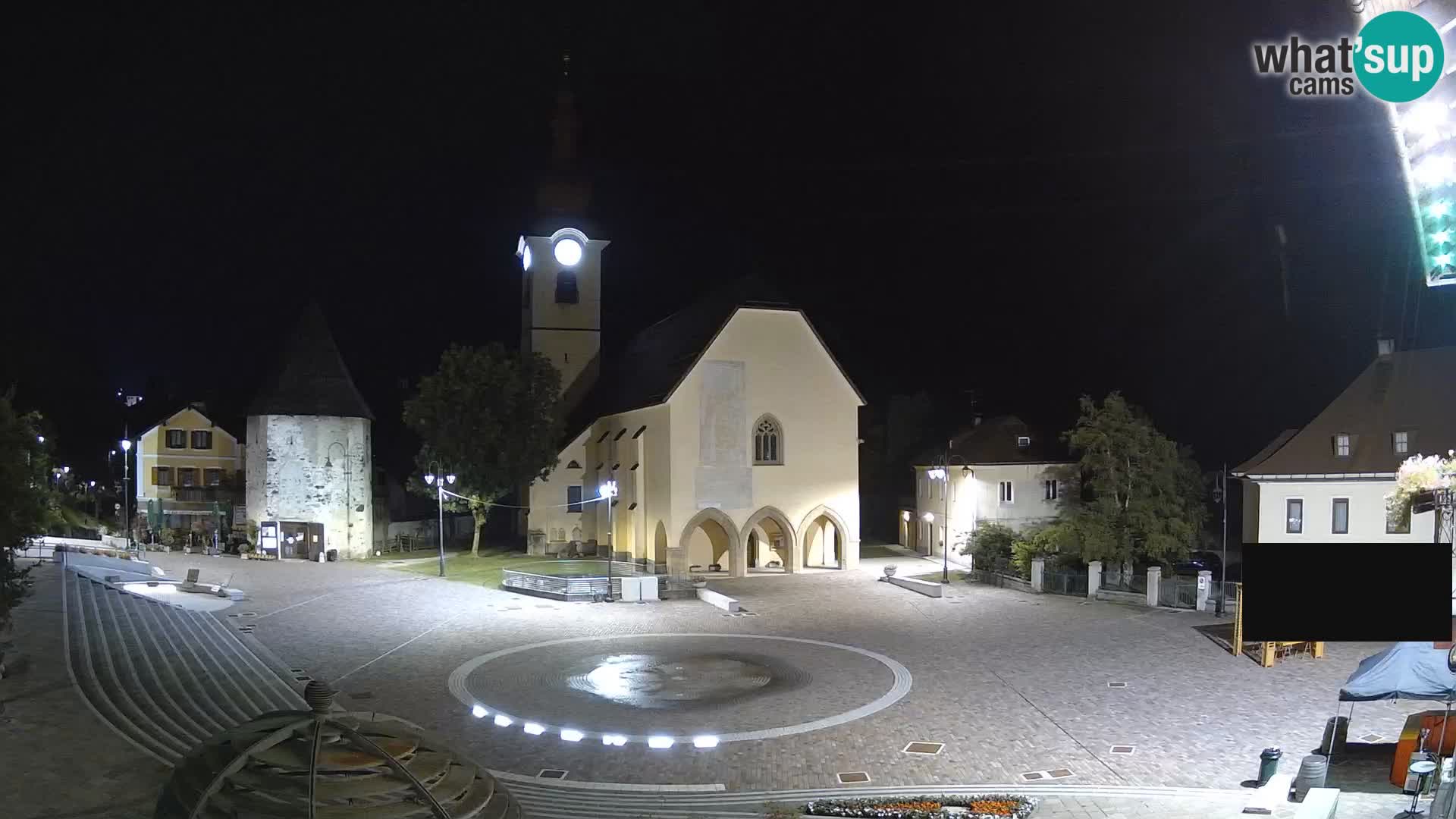 Tarvis – Platz Unità / Kirche SS.Pietro und Paolo Apostoli