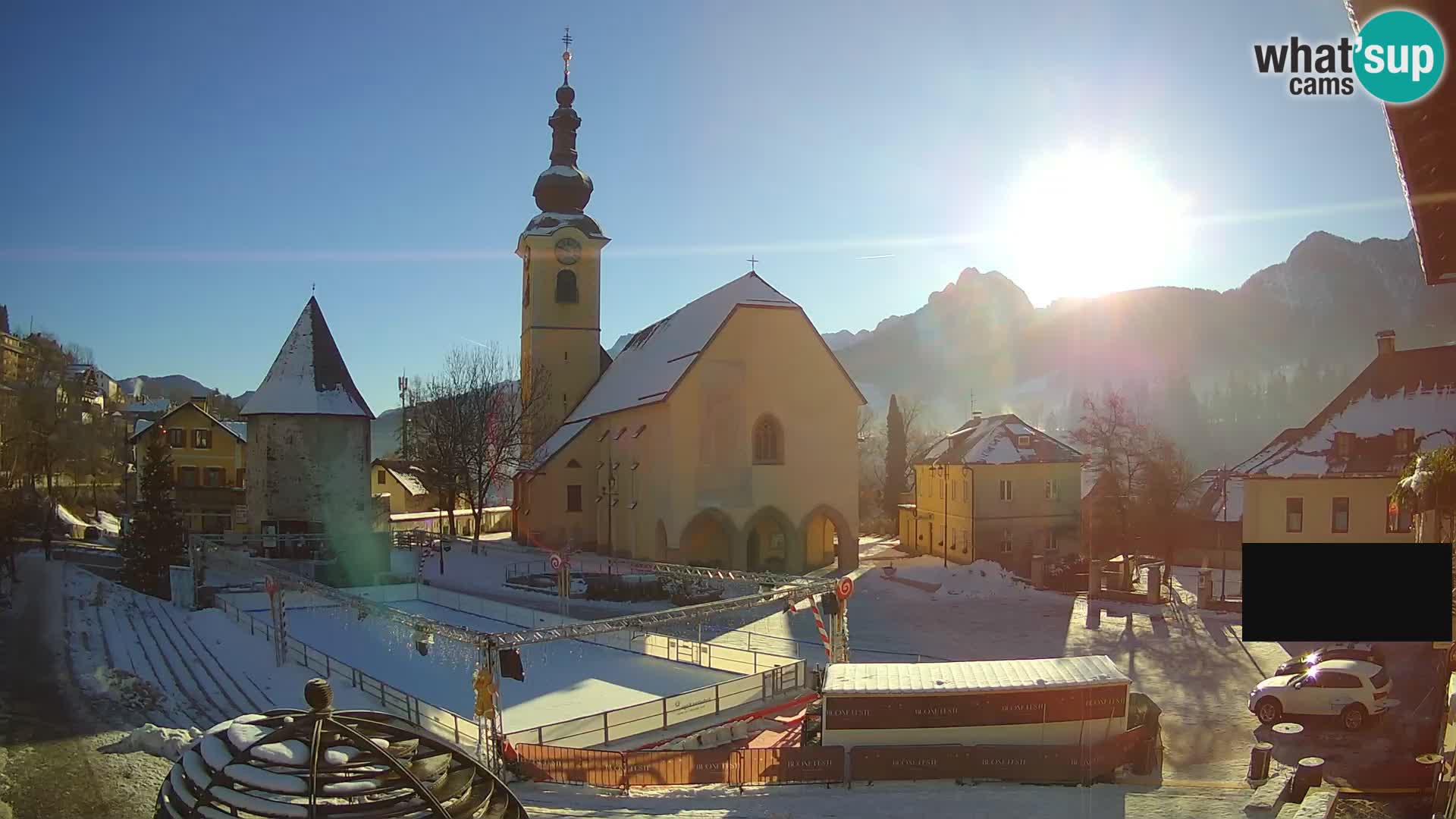 Tarvisio – carré Unità / église SS.Pietro e Paolo Apostoli