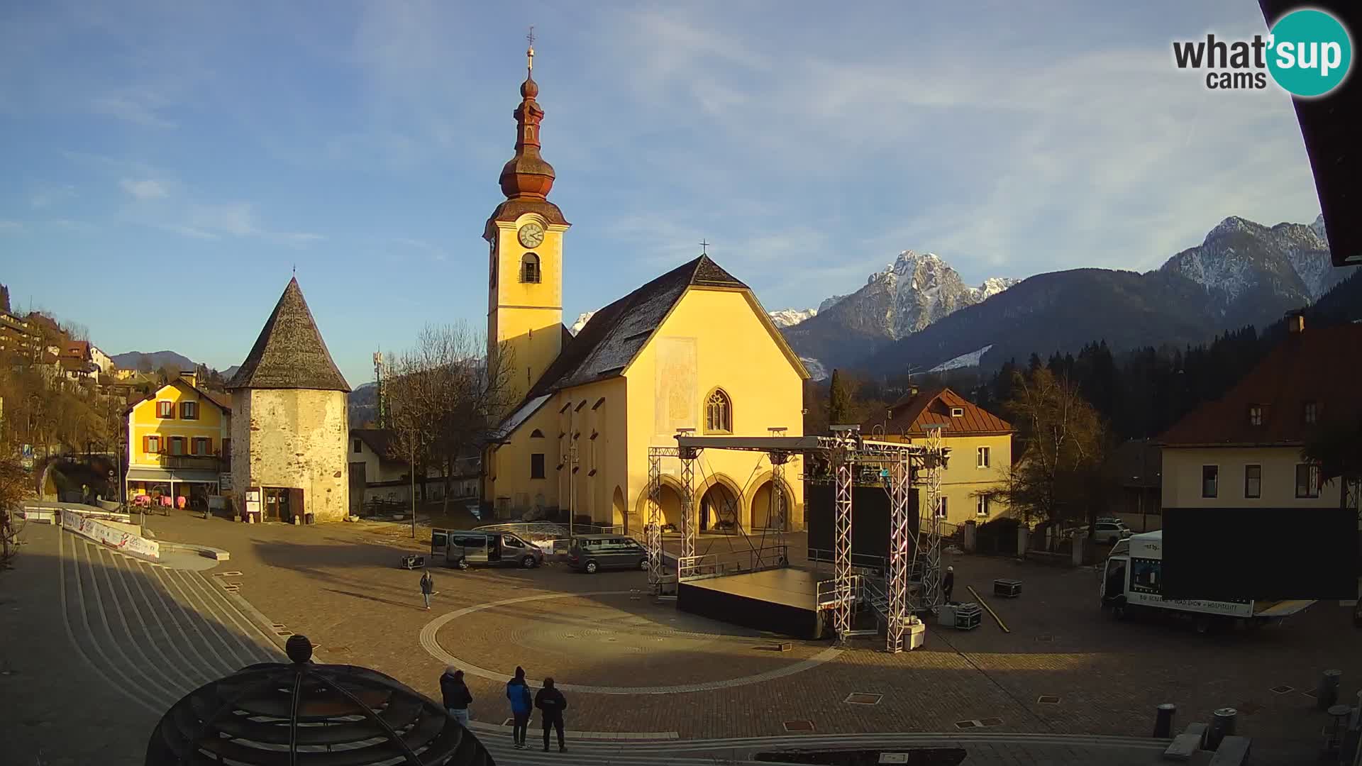 Tarvisio – carré Unità / église SS.Pietro e Paolo Apostoli