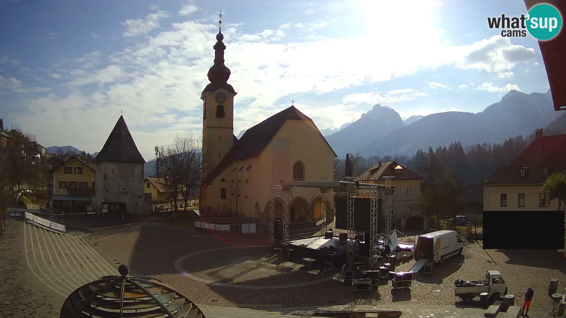 Tarvisio – carré Unità / église SS.Pietro e Paolo Apostoli