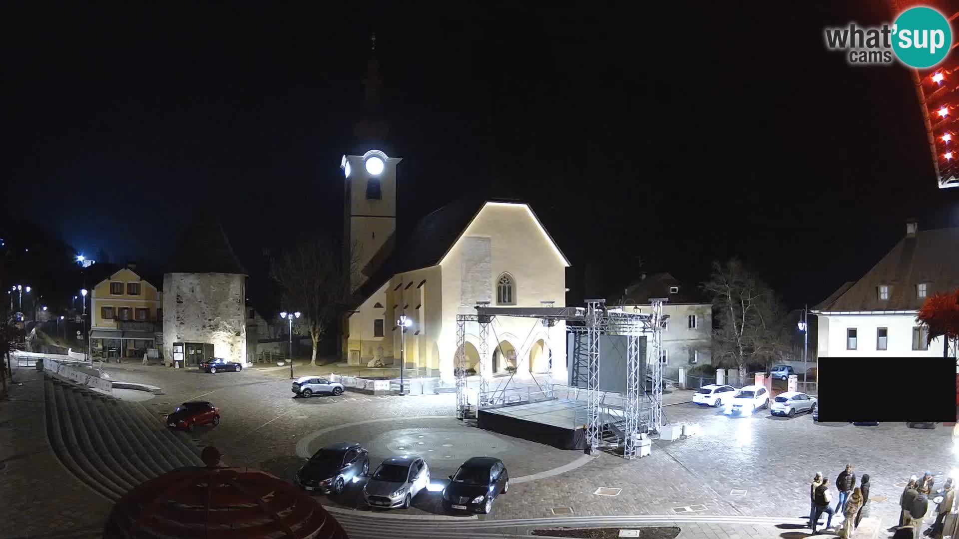 Tarvisio – carré Unità / église SS.Pietro e Paolo Apostoli