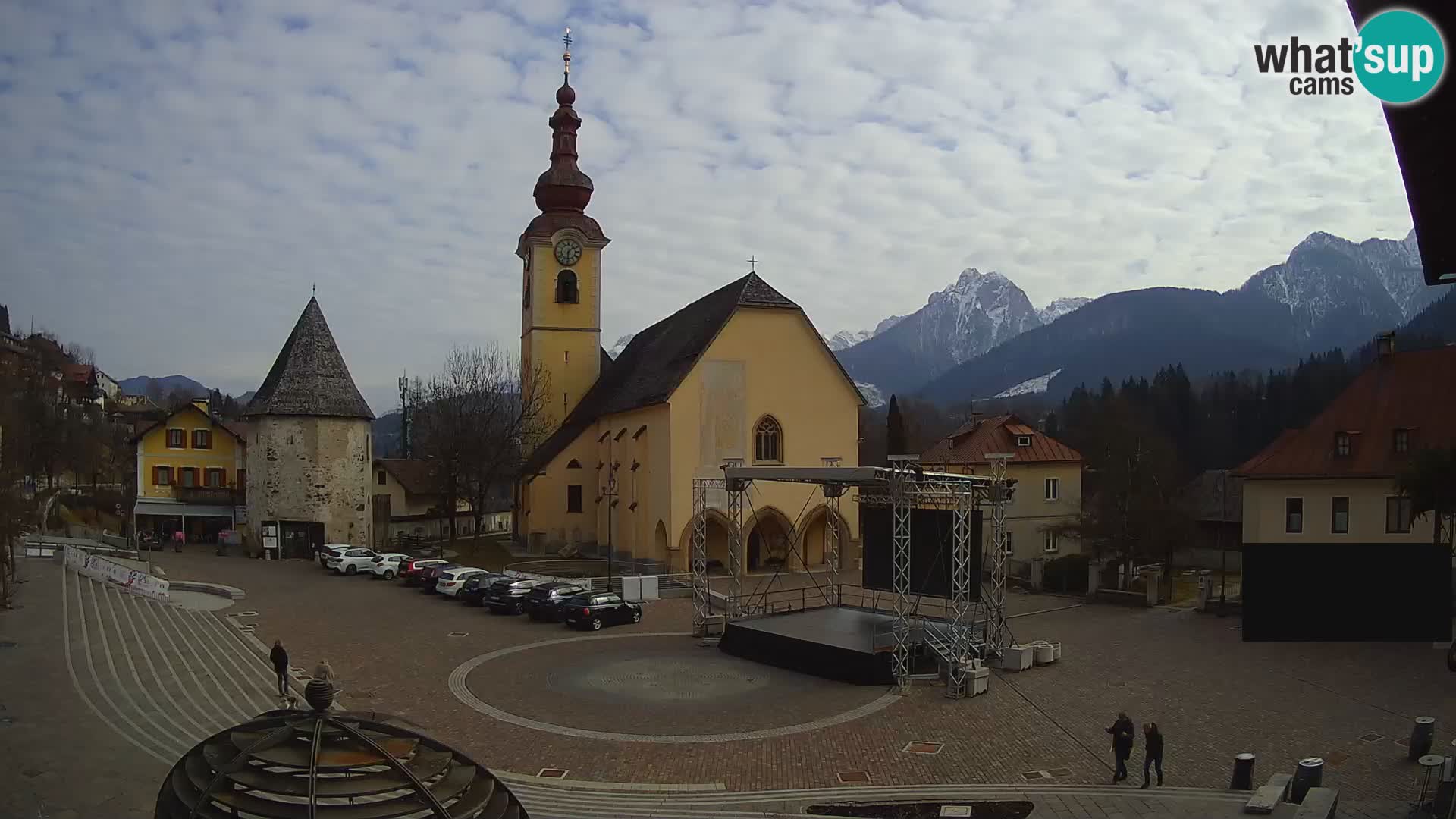 Tarvisio – carré Unità / église SS.Pietro e Paolo Apostoli