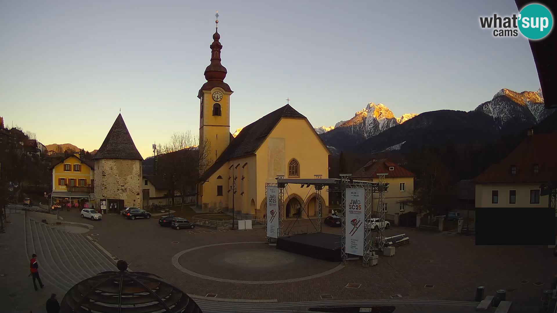 Tarvisio – carré Unità / église SS.Pietro e Paolo Apostoli