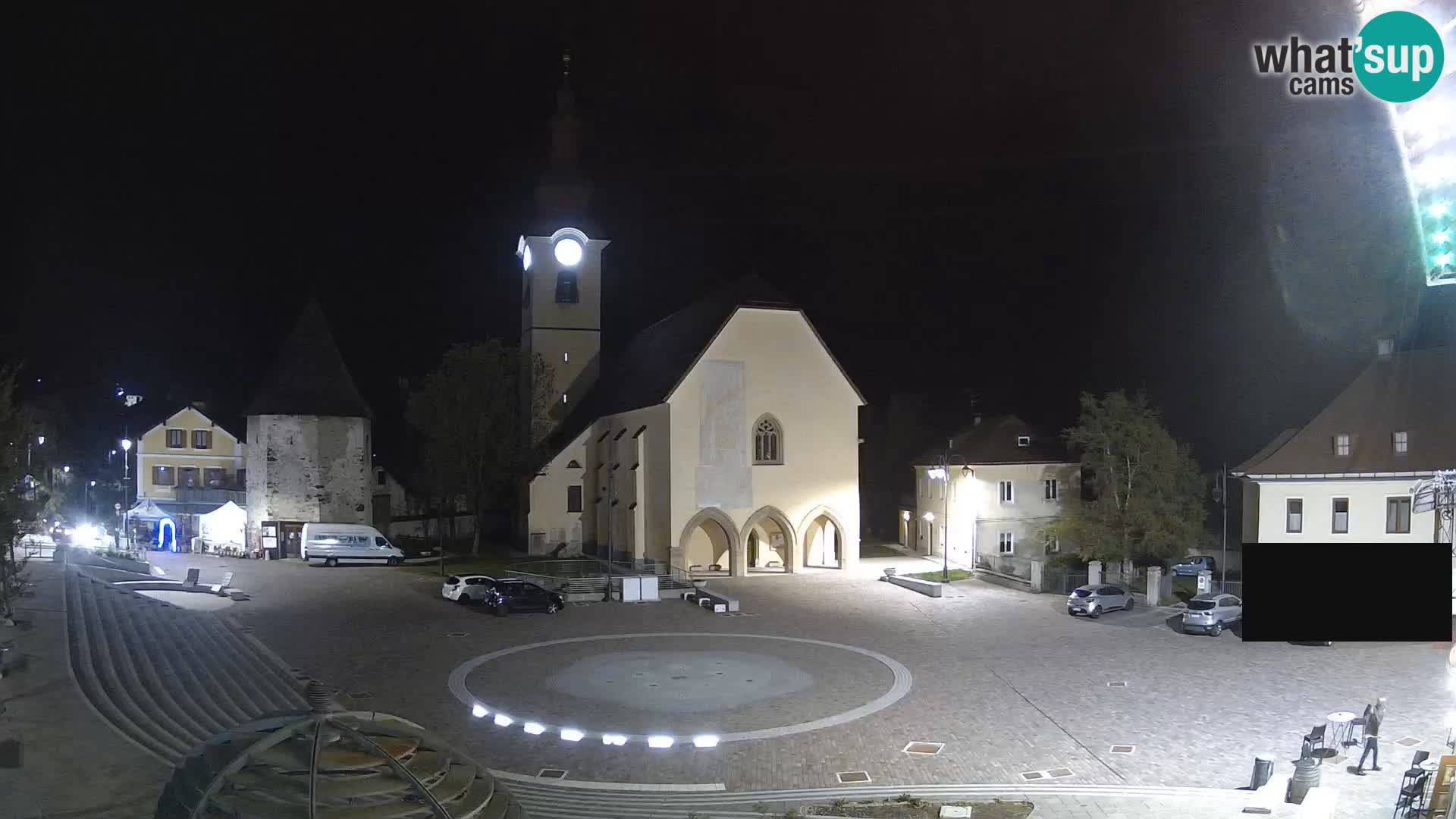 Tarvis – Platz Unità / Kirche SS.Pietro und Paolo Apostoli