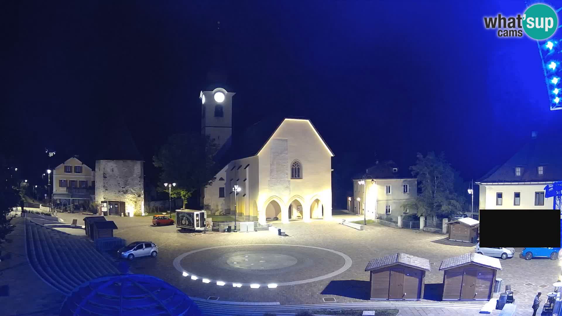 Trbiž – trg Unità / cerkev SS.Pietro in Paolo Apostoli