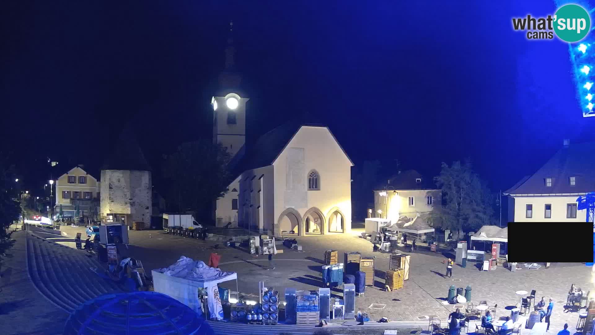 Trbiž – trg Unità / cerkev SS.Pietro in Paolo Apostoli