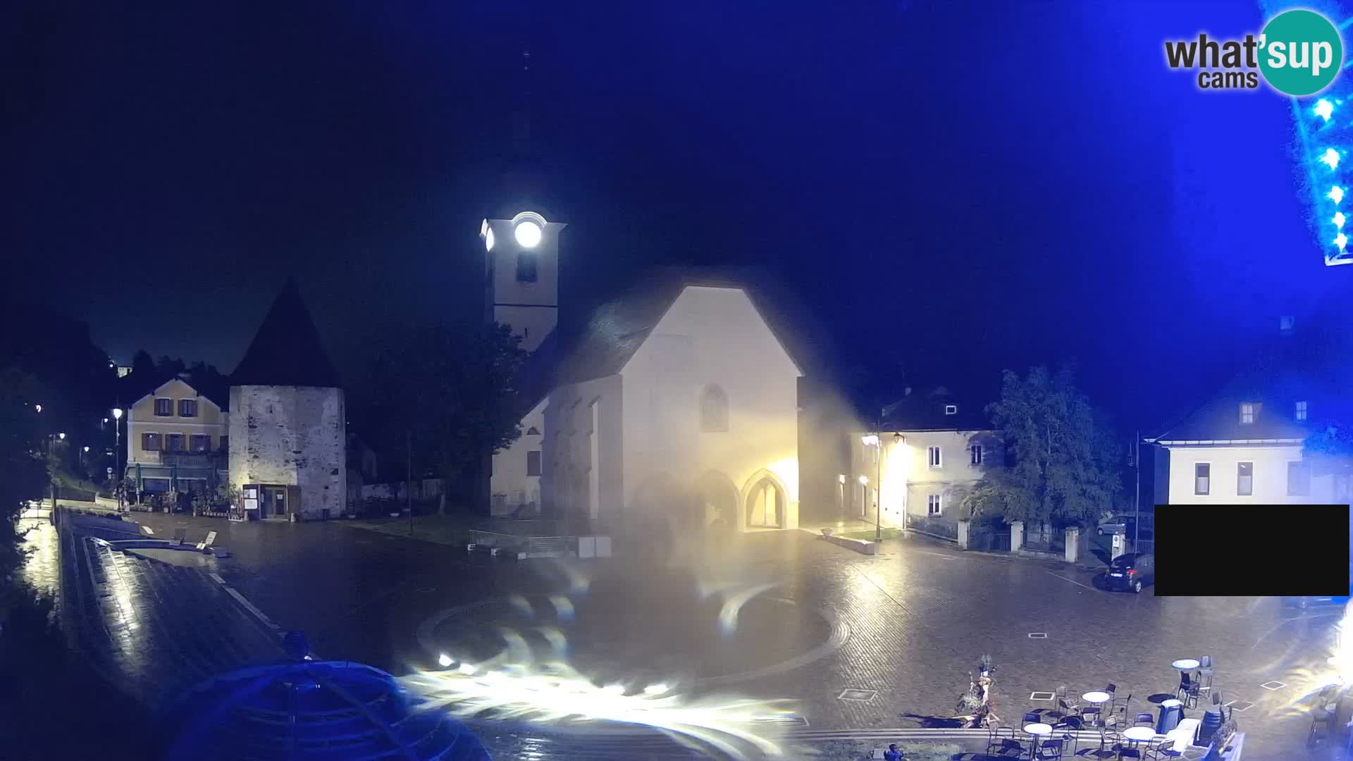 Tarvis – Platz Unità / Kirche SS.Pietro und Paolo Apostoli