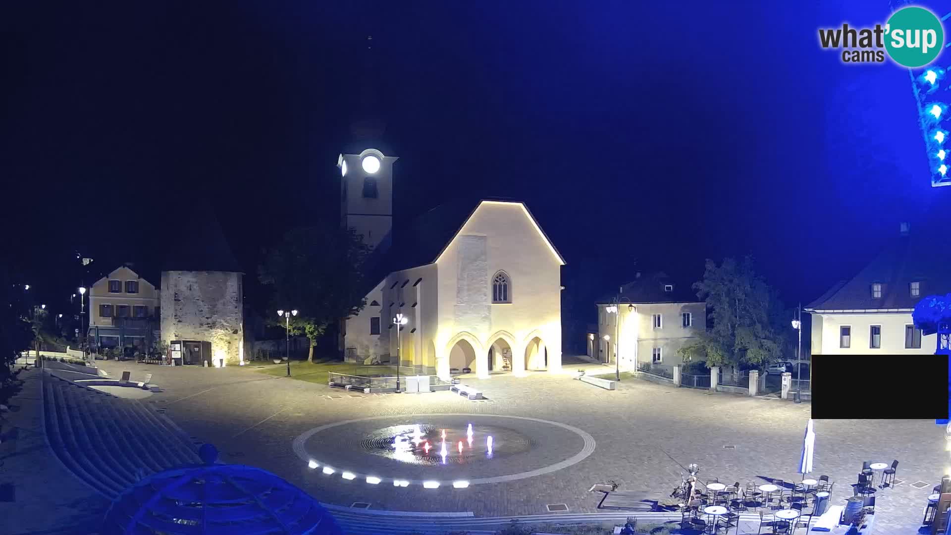Trbiž – trg Unità / cerkev SS.Pietro in Paolo Apostoli