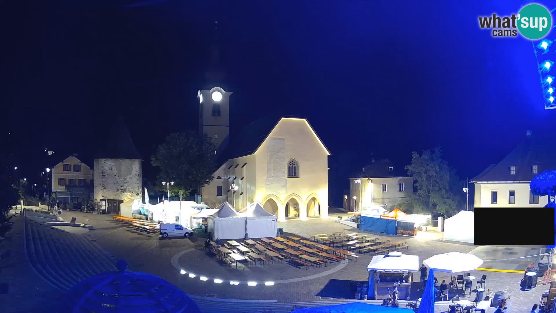 Trbiž – trg Unità / cerkev SS.Pietro in Paolo Apostoli