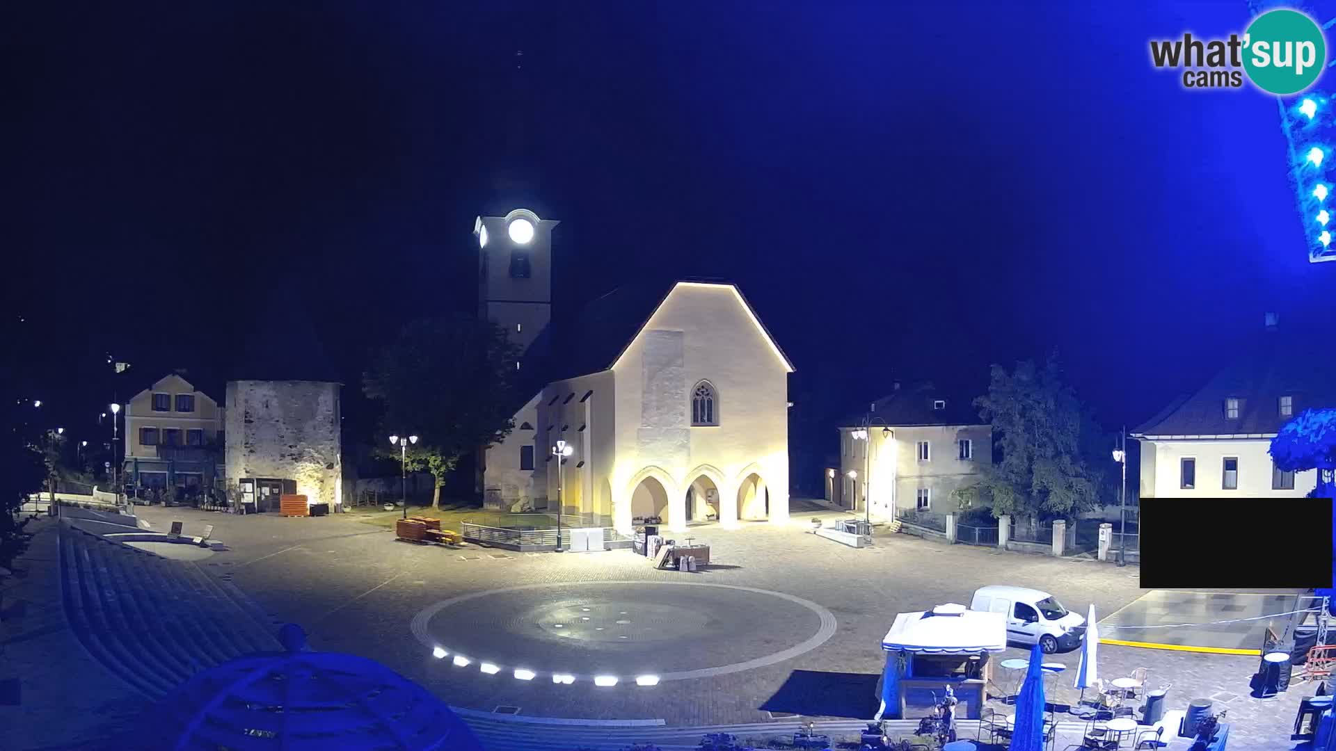 Trbiž – trg Unità / cerkev SS.Pietro in Paolo Apostoli