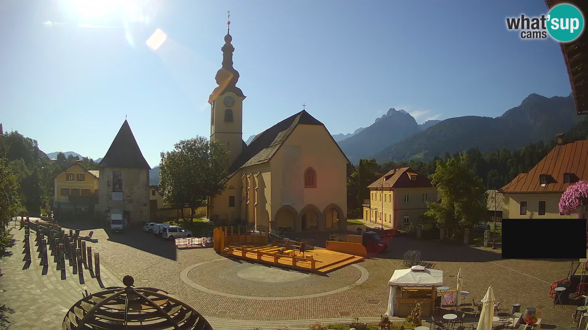 Tarvisio – carré Unità / église SS.Pietro e Paolo Apostoli