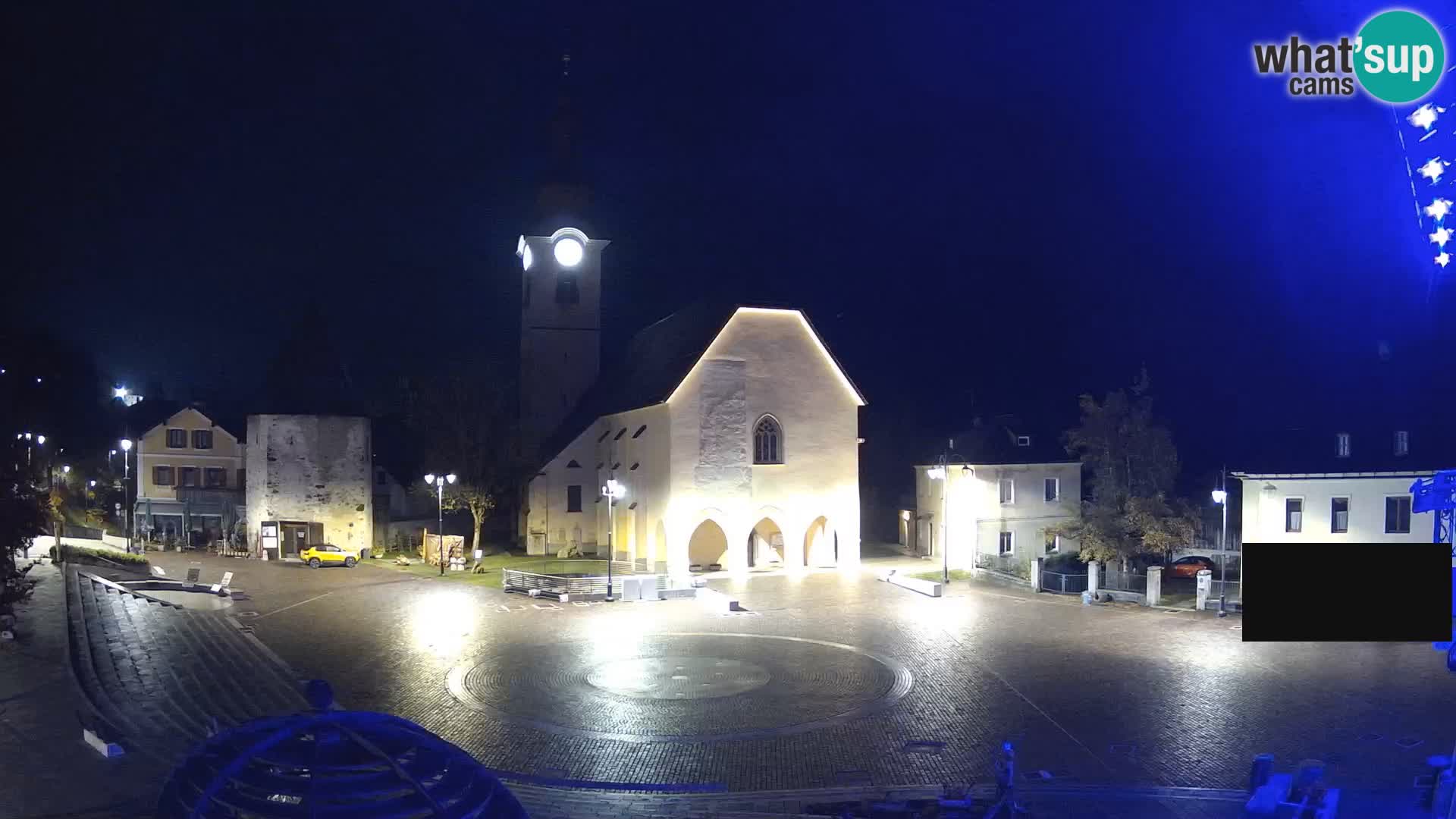 Tarvis – Platz Unità / Kirche SS.Pietro und Paolo Apostoli