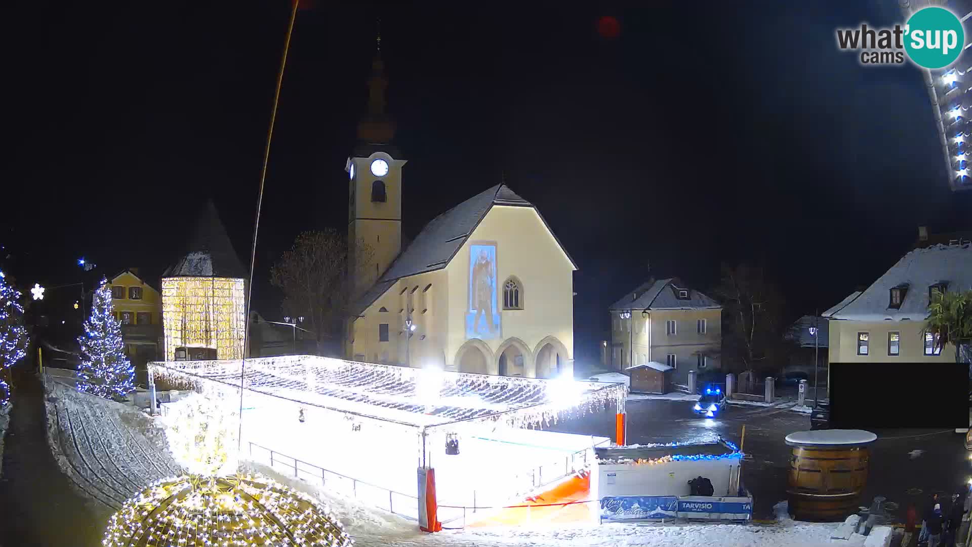 Trbiž – trg Unità / crkva SS.Pietro in Paolo Apostoli