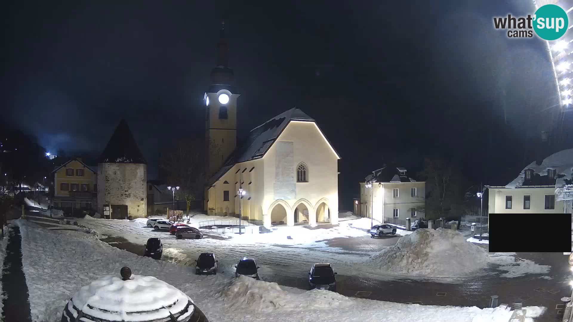 Trbiž – trg Unità / crkva SS.Pietro in Paolo Apostoli