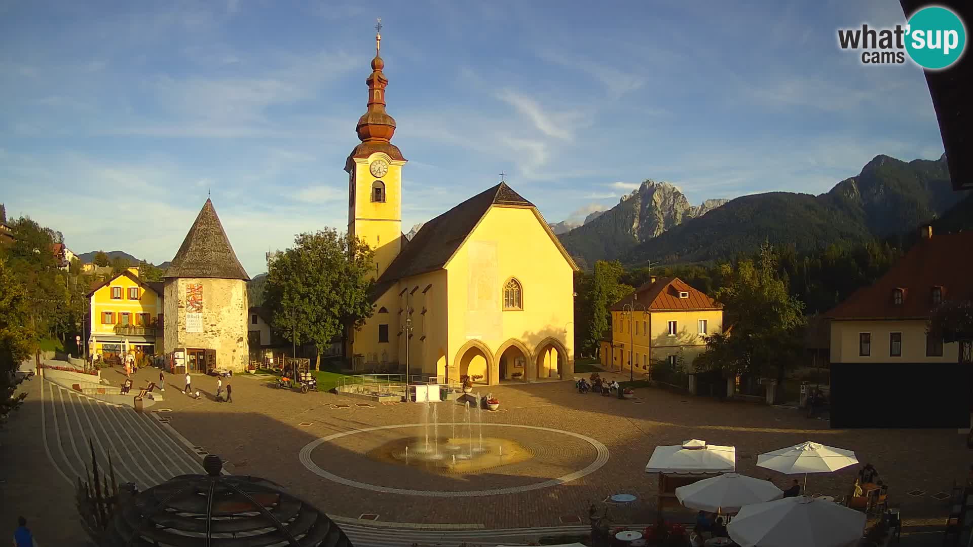 Webcam Tarvisio Piazza Unità – Vista live sul centro
