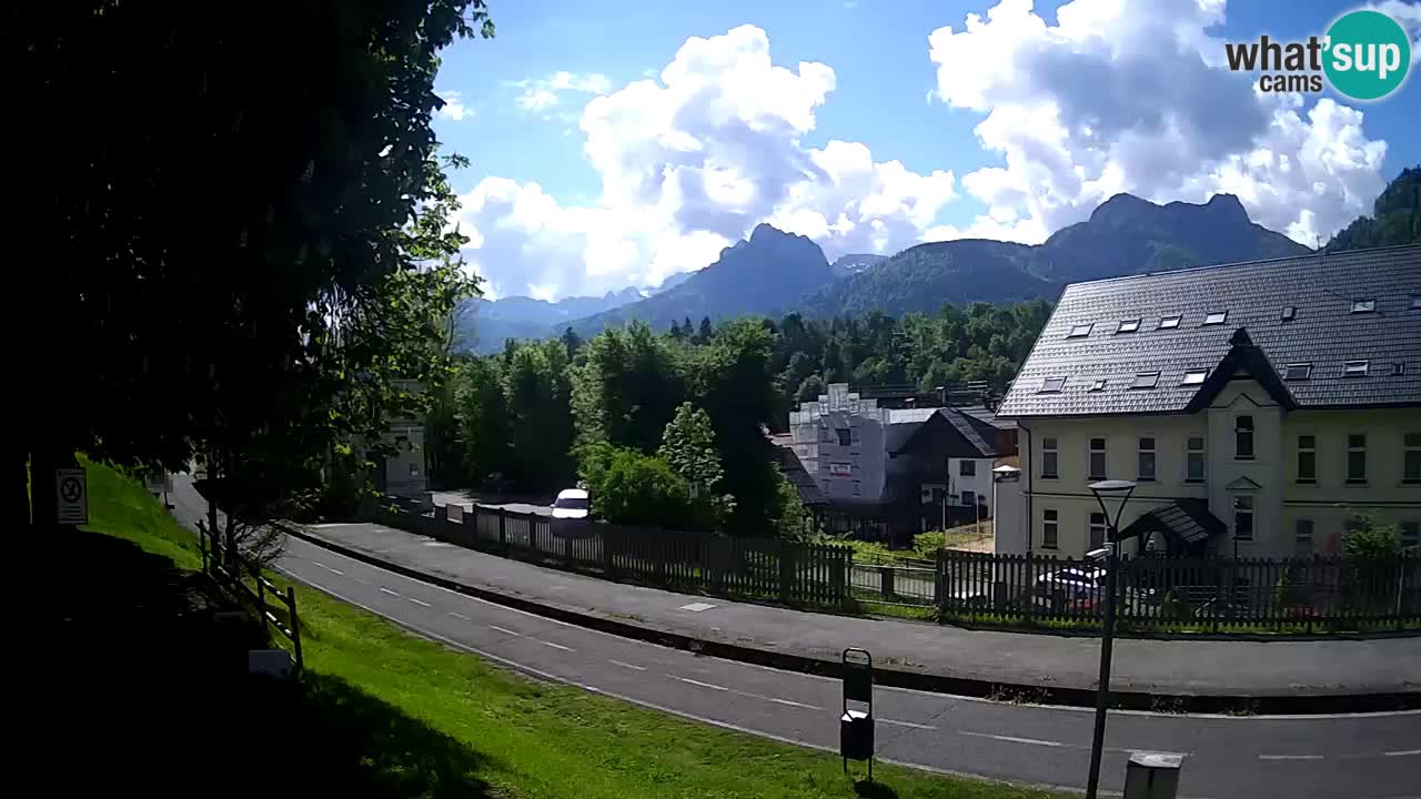 Tarvis webcam – Radweg und Mangart