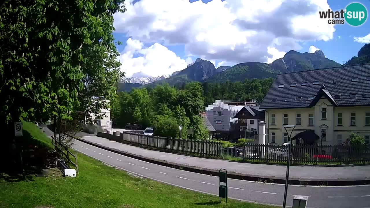 Tarvisio webcam – Bicycle lane and Mangart mountain