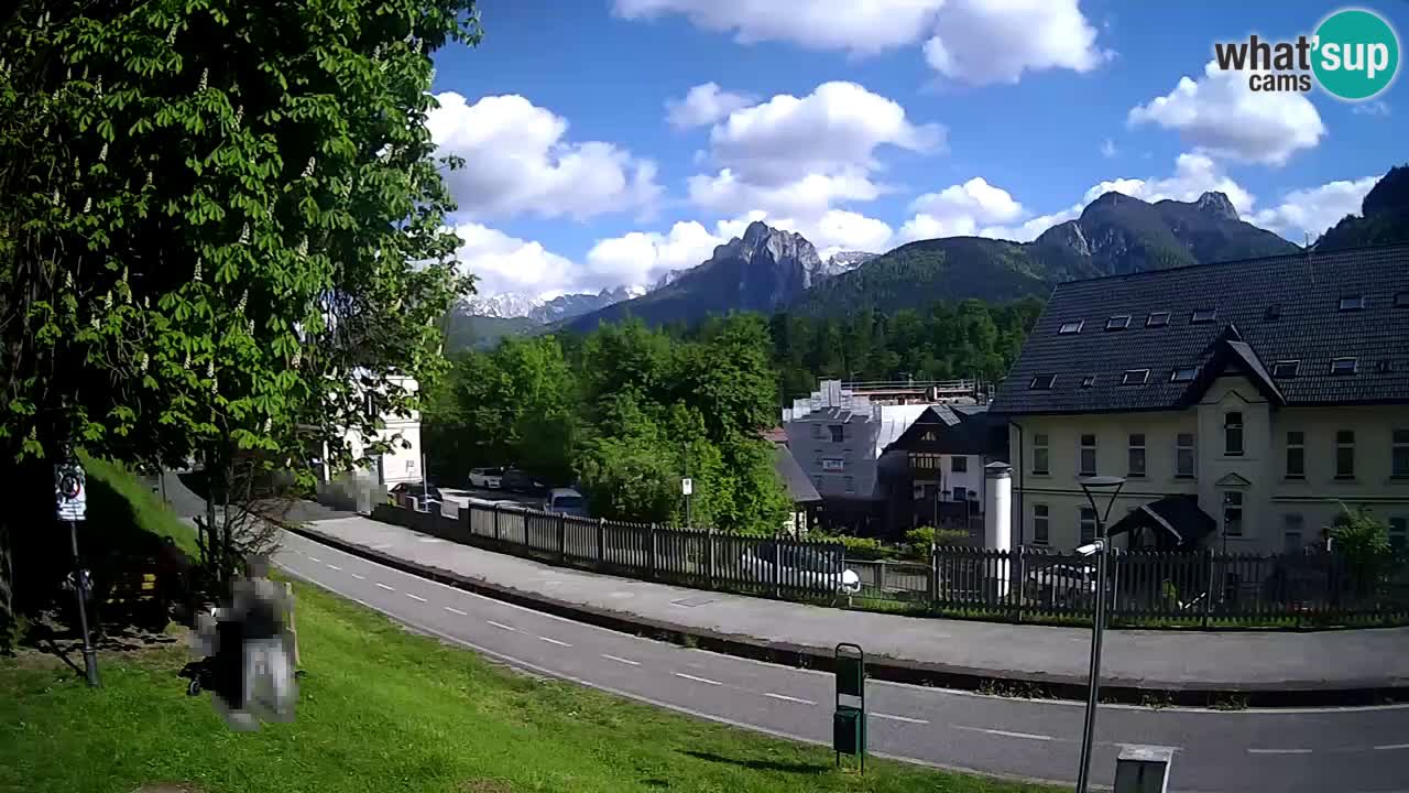 Tarvis webcam – Radweg und Mangart