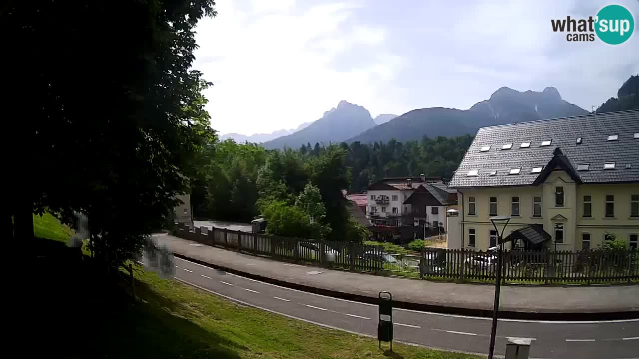 Tarvis webcam – Radweg und Mangart