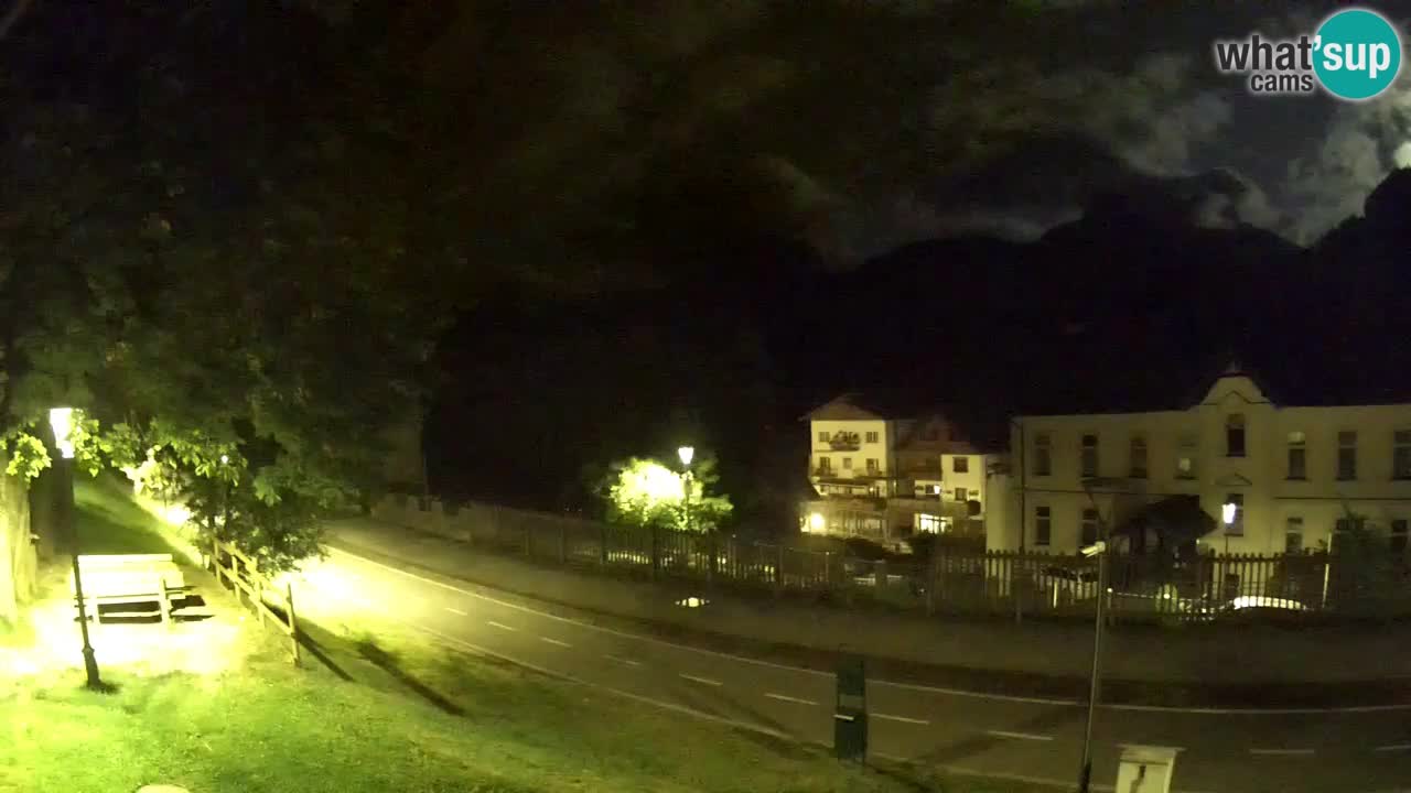 Tarvisio webcam – Bicycle lane and Mangart mountain
