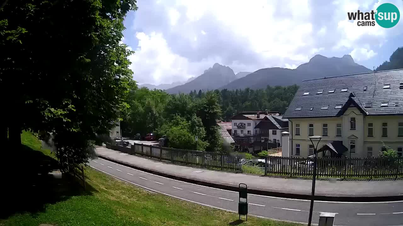 Tarvis webcam – Radweg und Mangart