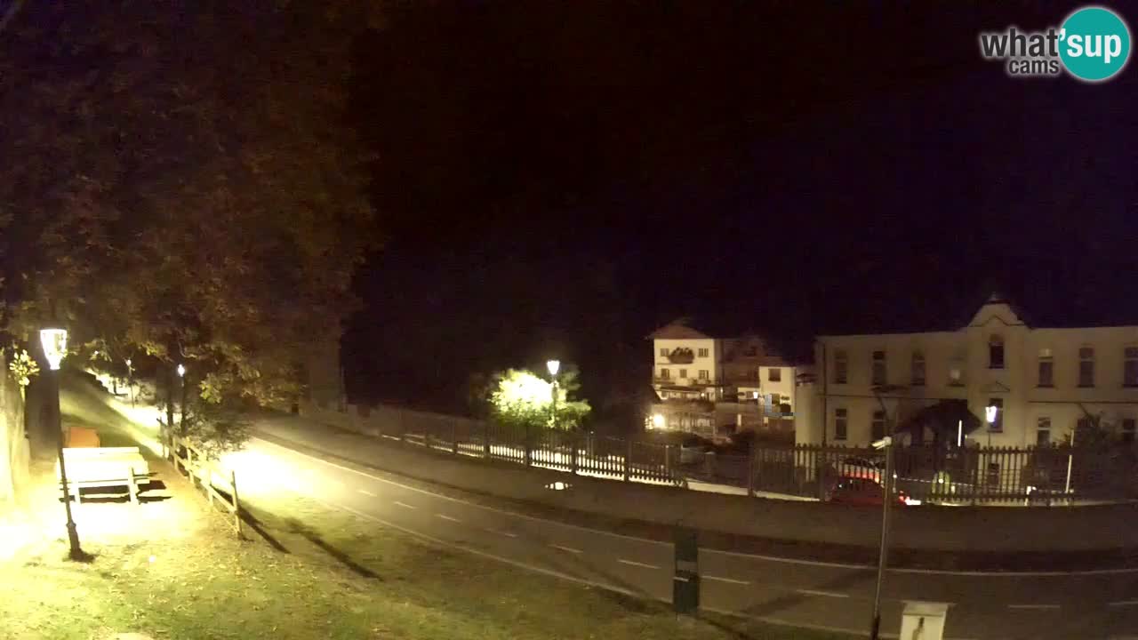 Tarvisio Live webcam – pista ciclabile e il gruppo del Mangart