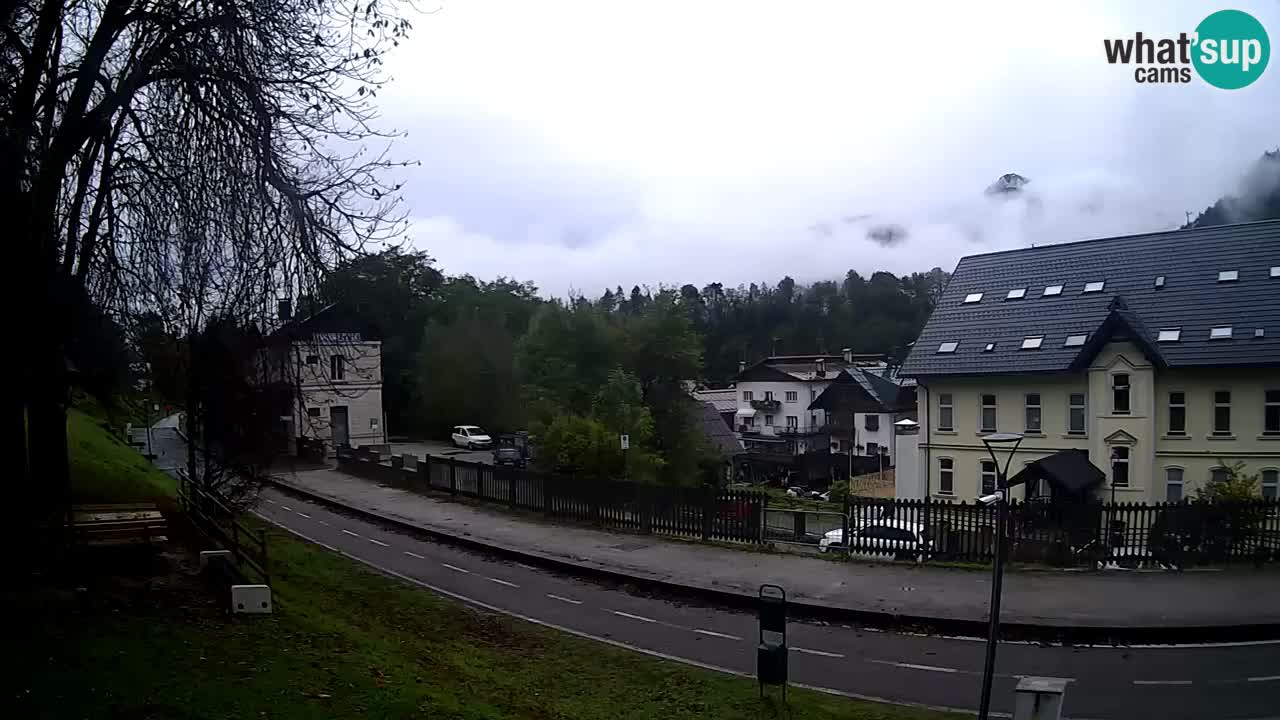 Tarvis webcam – Radweg und Mangart