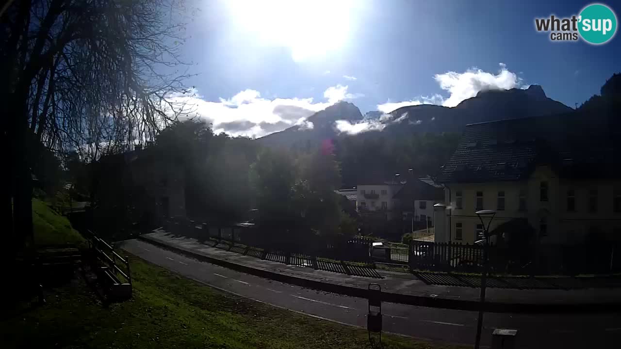 Tarvisio webcam – Bicycle lane and Mangart mountain