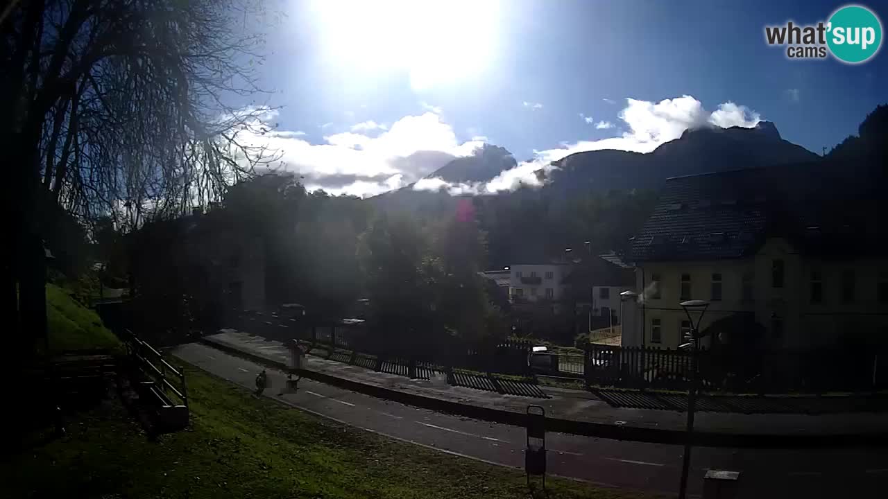 Tarvisio webcam – Bicycle lane and Mangart mountain