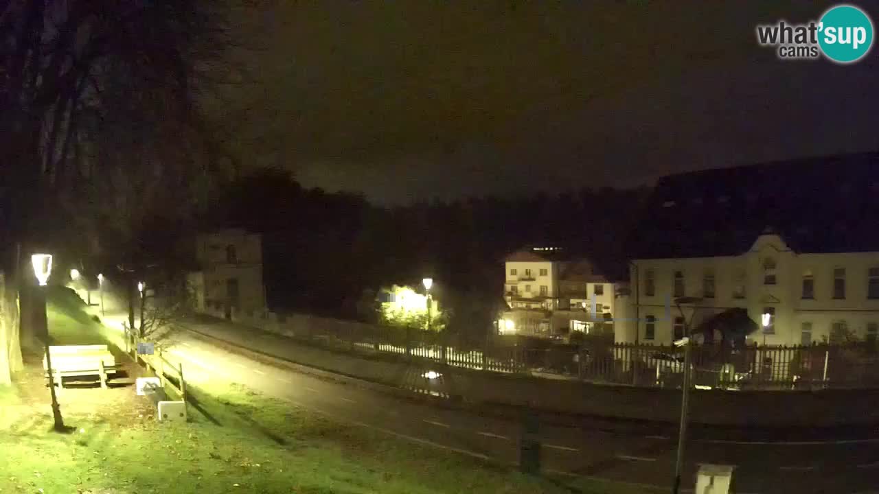 Tarvis webcam – Radweg und Mangart