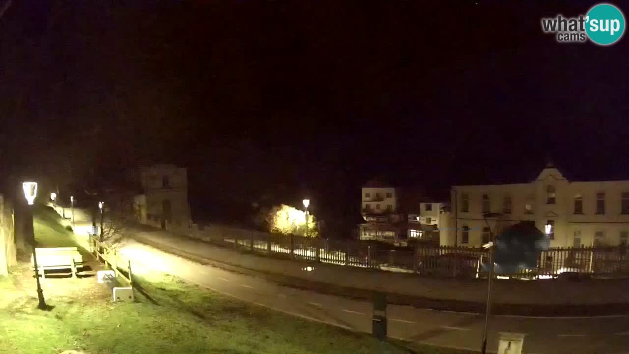 Tarvisio Live webcam – pista ciclabile e il gruppo del Mangart