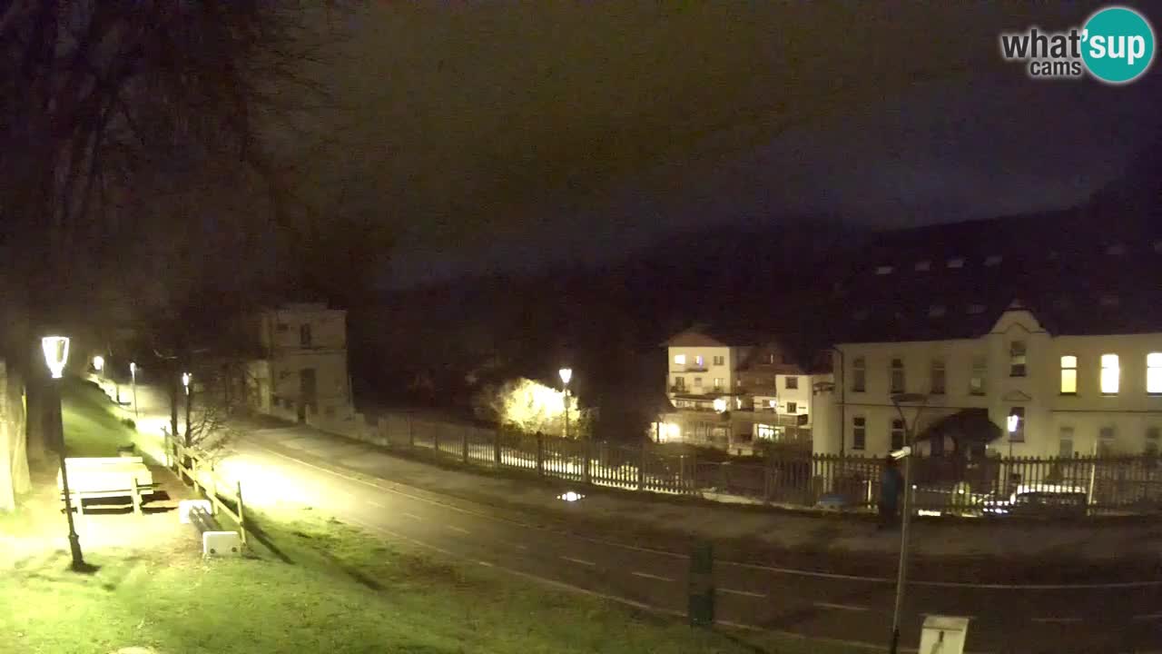 Tarvis webcam – Radweg und Mangart