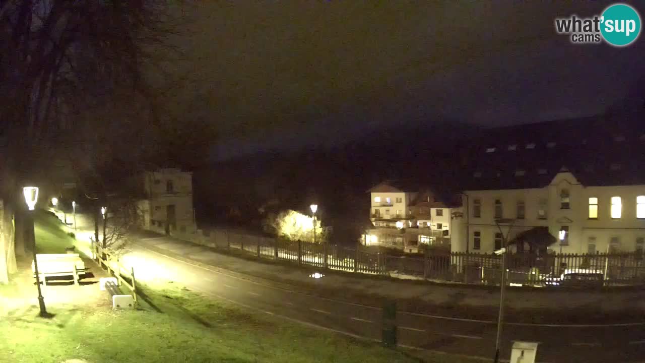 Tarvis webcam – Radweg und Mangart