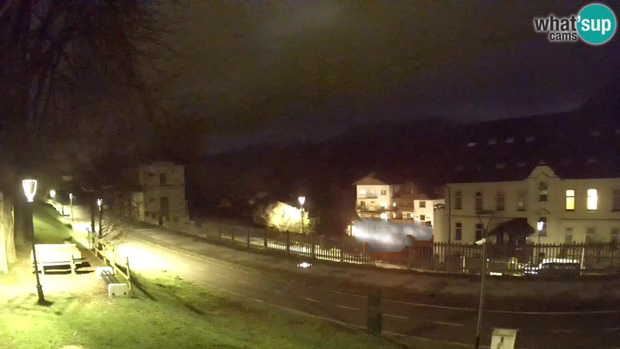 Tarvis webcam – Radweg und Mangart