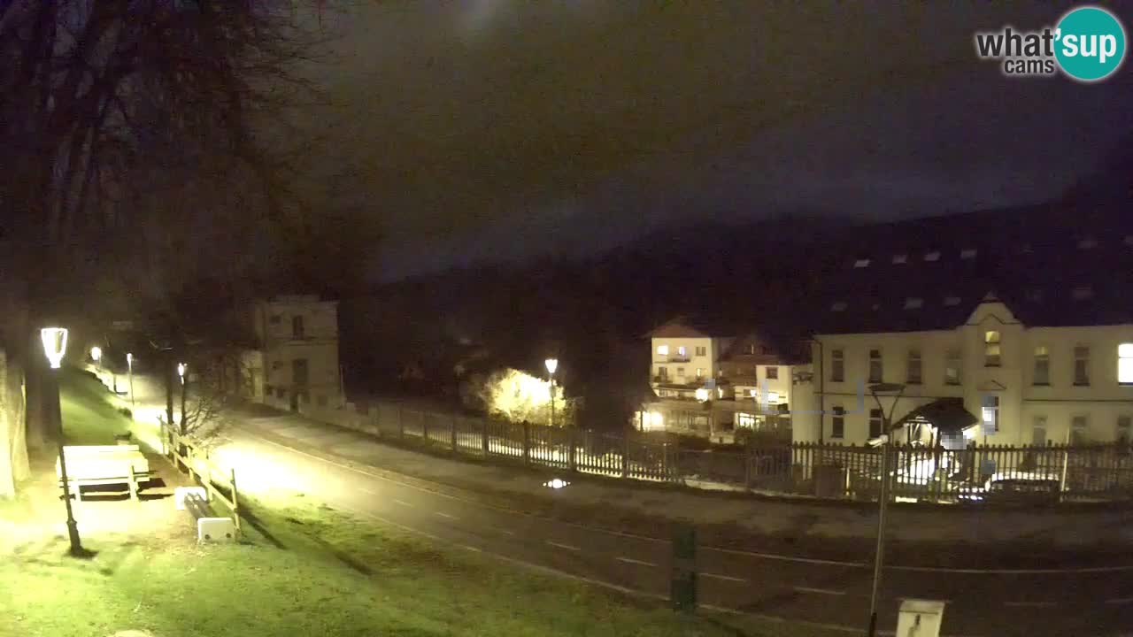 Tarvis webcam – Radweg und Mangart