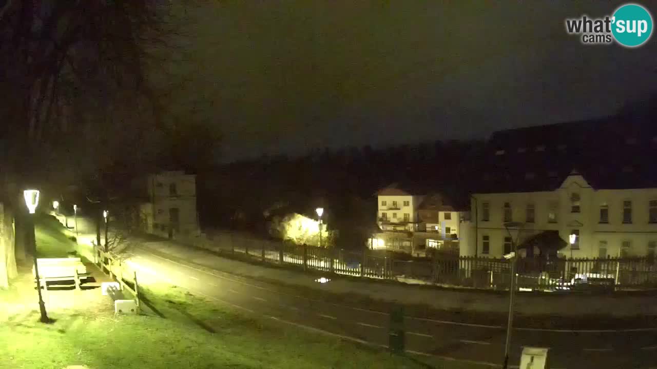 Tarvis webcam – Radweg und Mangart